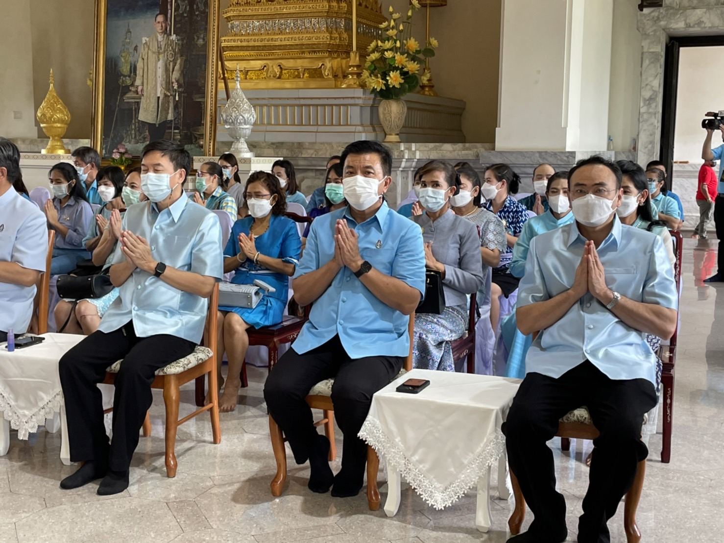 ???130 ปี กระทรวงมหาดไทย ? ฉะเชิงเทรา :แม่น้ำบางปะกงแหล่งชีวิต พระศักดิ์สิทธิ์หลวงพ่อโสธร พระยาศรีสุนทรปราชญ์ภาษาไทย เขาอ่างฤาไนป่าสมบูรณ์ ? ? ???พช.ฉะเชิงเทรา ร่วมฟังเทศน์บทพระธรรมเทศนาเฉลิมพระธรรมบารมีใน “ อุภินนมัตถจรกถา” เฉลิมพระธรรมบารมีสมเด็จพระนางเจ้าสิริกิติ์ พระบรมราชินีนาถ พระบรมราชชนนีพันปีหลวง