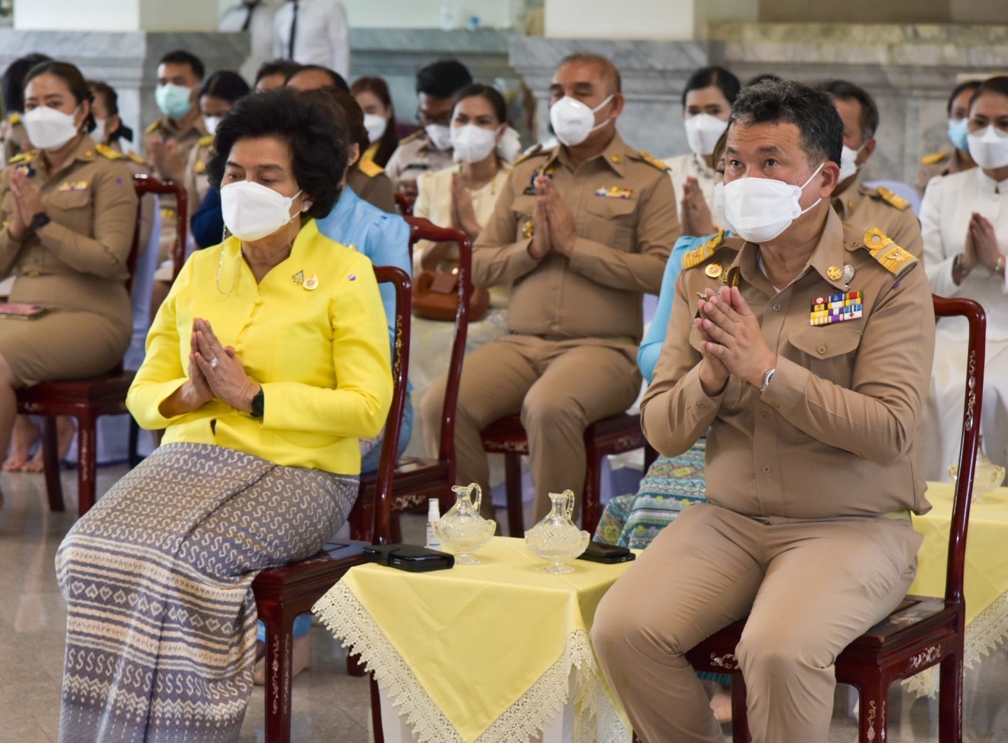 ???130 ปี กระทรวงมหาดไทย ? ฉะเชิงเทรา :แม่น้ำบางปะกงแหล่งชีวิต พระศักดิ์สิทธิ์หลวงพ่อโสธร พระยาศรีสุนทรปราชญ์ภาษาไทย เขาอ่างฤาไนป่าสมบูรณ์ ? ? ????พช. ฉะเชิงเทรา ร่วมพิธีทำบุญทักษิณานุประทาน เพื่อถวายอุทิศแด่พระธรรมมังคลาจารย์ อดีตเจ้าอาวาสวัดโสธรวราราม วรวิหาร และอดีตที่ปรึกษาเจ้าคณะภาค 12 พิธีบวงสรวงสิ่งศักดิ์สิทธิ์ พิธีถวายเทียนพรรษามหามงคลเพื่อแผ่นดิน ปี 2565 พิธียกช่อฟ้าอาคารพิพิธภัณฑ์และหอสมุด และพิธีหล่อรูปเหมือนพระธรรมมังคลาจารย์ วิ. (ประยงค์ ปิยวณฺโณ)