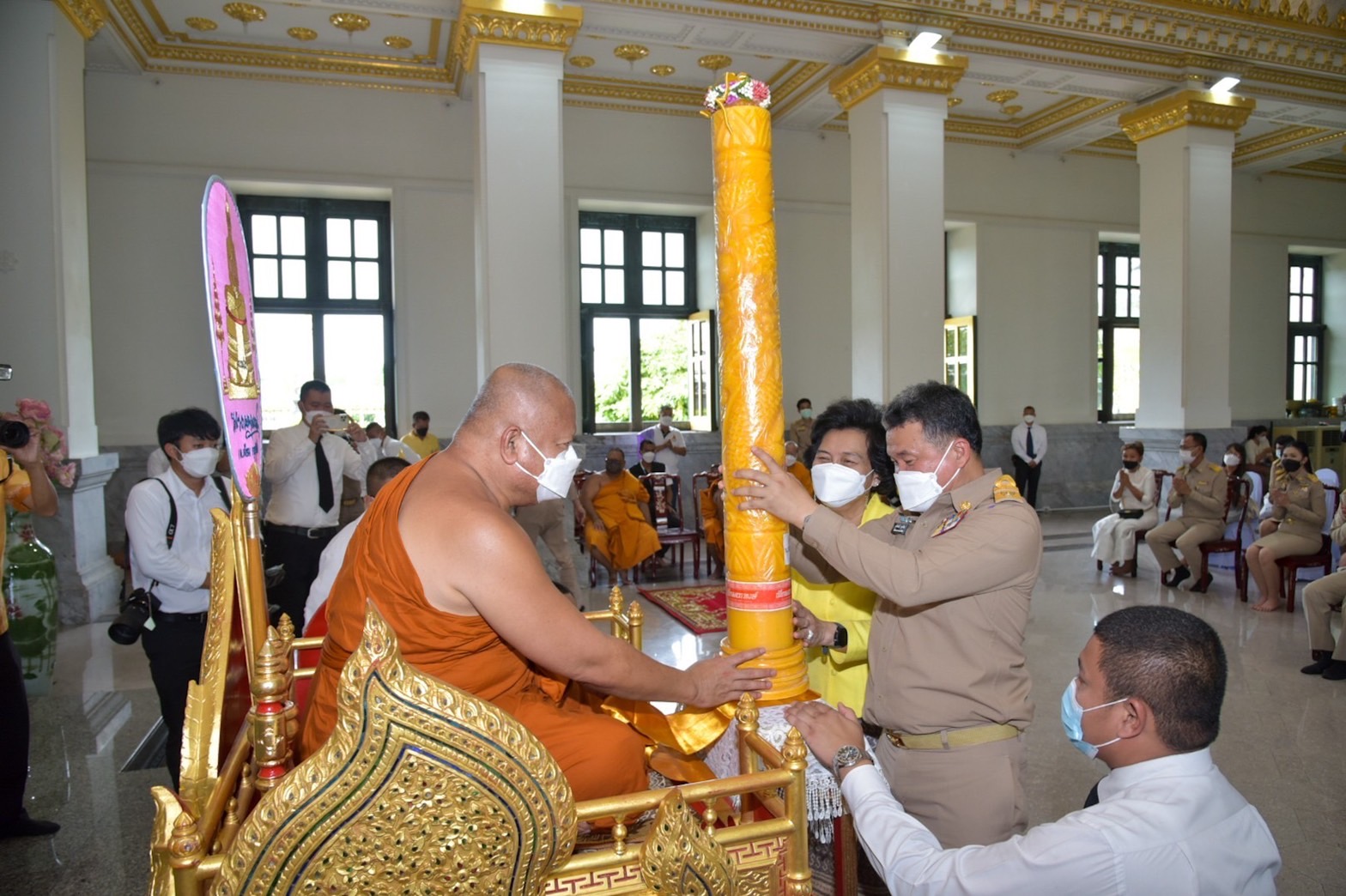 ???130 ปี กระทรวงมหาดไทย ? ฉะเชิงเทรา :แม่น้ำบางปะกงแหล่งชีวิต พระศักดิ์สิทธิ์หลวงพ่อโสธร พระยาศรีสุนทรปราชญ์ภาษาไทย เขาอ่างฤาไนป่าสมบูรณ์ ? ? ????พช. ฉะเชิงเทรา ร่วมพิธีทำบุญทักษิณานุประทาน เพื่อถวายอุทิศแด่พระธรรมมังคลาจารย์ อดีตเจ้าอาวาสวัดโสธรวราราม วรวิหาร และอดีตที่ปรึกษาเจ้าคณะภาค 12 พิธีบวงสรวงสิ่งศักดิ์สิทธิ์ พิธีถวายเทียนพรรษามหามงคลเพื่อแผ่นดิน ปี 2565 พิธียกช่อฟ้าอาคารพิพิธภัณฑ์และหอสมุด และพิธีหล่อรูปเหมือนพระธรรมมังคลาจารย์ วิ. (ประยงค์ ปิยวณฺโณ)