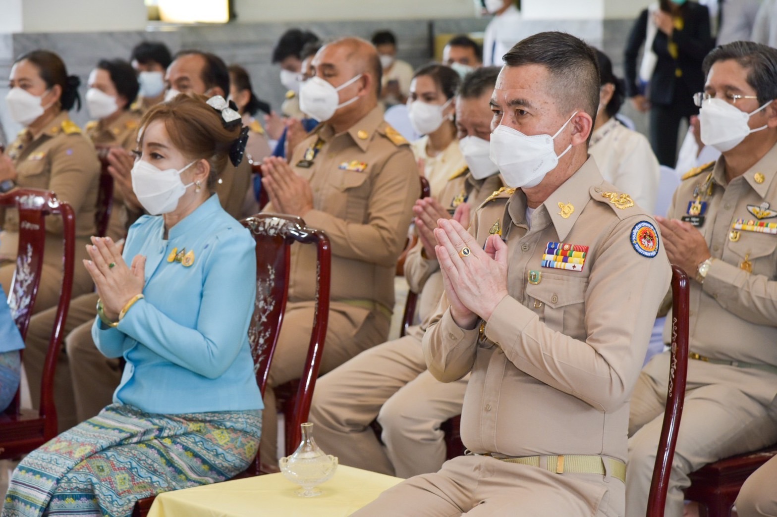 ???130 ปี กระทรวงมหาดไทย ? ฉะเชิงเทรา :แม่น้ำบางปะกงแหล่งชีวิต พระศักดิ์สิทธิ์หลวงพ่อโสธร พระยาศรีสุนทรปราชญ์ภาษาไทย เขาอ่างฤาไนป่าสมบูรณ์ ? ? ????พช. ฉะเชิงเทรา ร่วมพิธีทำบุญทักษิณานุประทาน เพื่อถวายอุทิศแด่พระธรรมมังคลาจารย์ อดีตเจ้าอาวาสวัดโสธรวราราม วรวิหาร และอดีตที่ปรึกษาเจ้าคณะภาค 12 พิธีบวงสรวงสิ่งศักดิ์สิทธิ์ พิธีถวายเทียนพรรษามหามงคลเพื่อแผ่นดิน ปี 2565 พิธียกช่อฟ้าอาคารพิพิธภัณฑ์และหอสมุด และพิธีหล่อรูปเหมือนพระธรรมมังคลาจารย์ วิ. (ประยงค์ ปิยวณฺโณ)