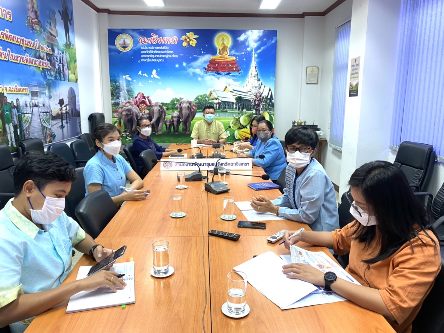 ???130 ปี กระทรวงมหาดไทย ? ฉะเชิงเทรา :แม่น้ำบางปะกงแหล่งชีวิต พระศักดิ์สิทธิ์หลวงพ่อโสธร พระยาศรีสุนทรปราชญ์ภาษาไทย เขาอ่างฤาไนป่าสมบูรณ์ ? ? ??พช.ฉะเชิงเทรา ร่วมประชุมกรมการพัฒนาชุมชนกรมการพัฒนาชุม ครั้งที่ 8/2565 ผ่านระบบวีดีทัศน์ทางไกล (Video Conference)