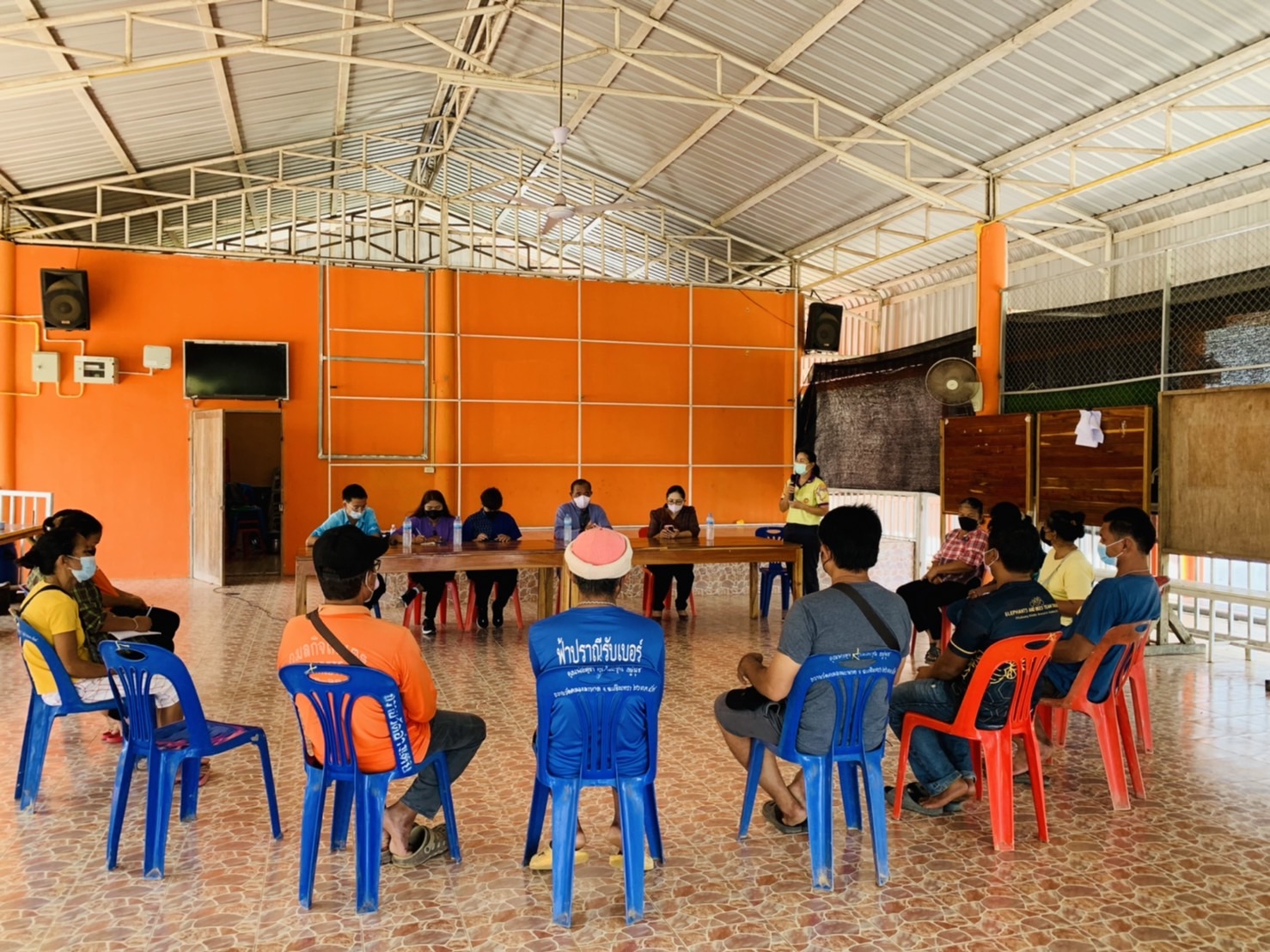 ??พช.ฉะเชิงเทรา ร่วมติดตามการขับเคลื่อนการดำเนินงานหมู่บ้านคนรักษ์ช้าง ภายใต้โครงการพัชรสุธาคชานุรักษ์