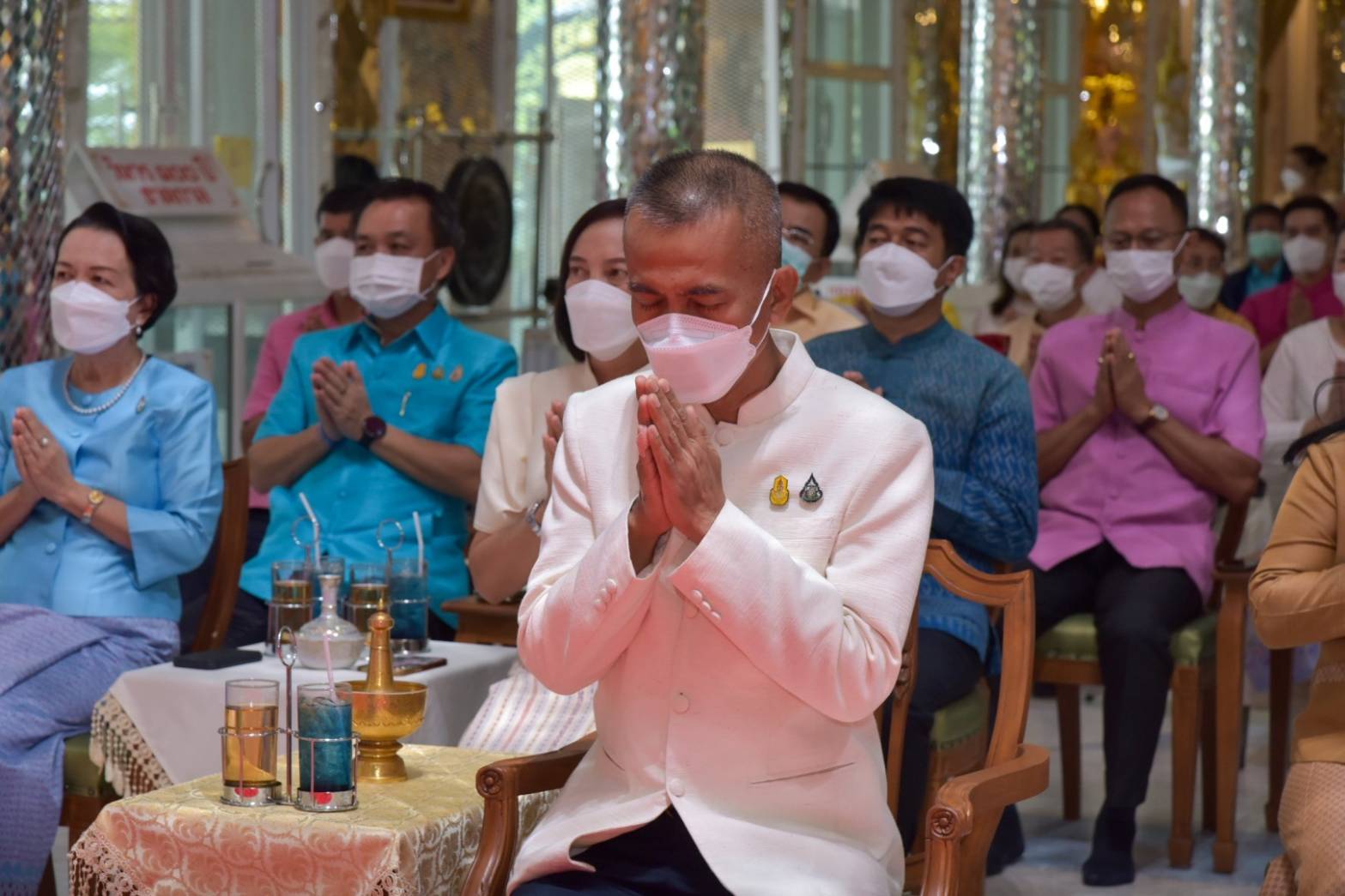 ???130 ปี กระทรวงมหาดไทย ? ฉะเชิงเทรา :แม่น้ำบางปะกงแหล่งชีวิต พระศักดิ์สิทธิ์หลวงพ่อโสธร พระยาศรีสุนทรปราชญ์ภาษาไทย เขาอ่างฤาไนป่าสมบูรณ์ ? ? ???พช.ฉะเชิงเทรา ร่วมฟังเทศน์บทพระธรรมเทศนาเฉลิมพระธรรมบารมีใน “ อุภินนมัตถจรกถา” เฉลิมพระธรรมบารมีสมเด็จพระนางเจ้าสิริกิติ์ พระบรมราชินีนาถ พระบรมราชชนนีพันปีหลวง