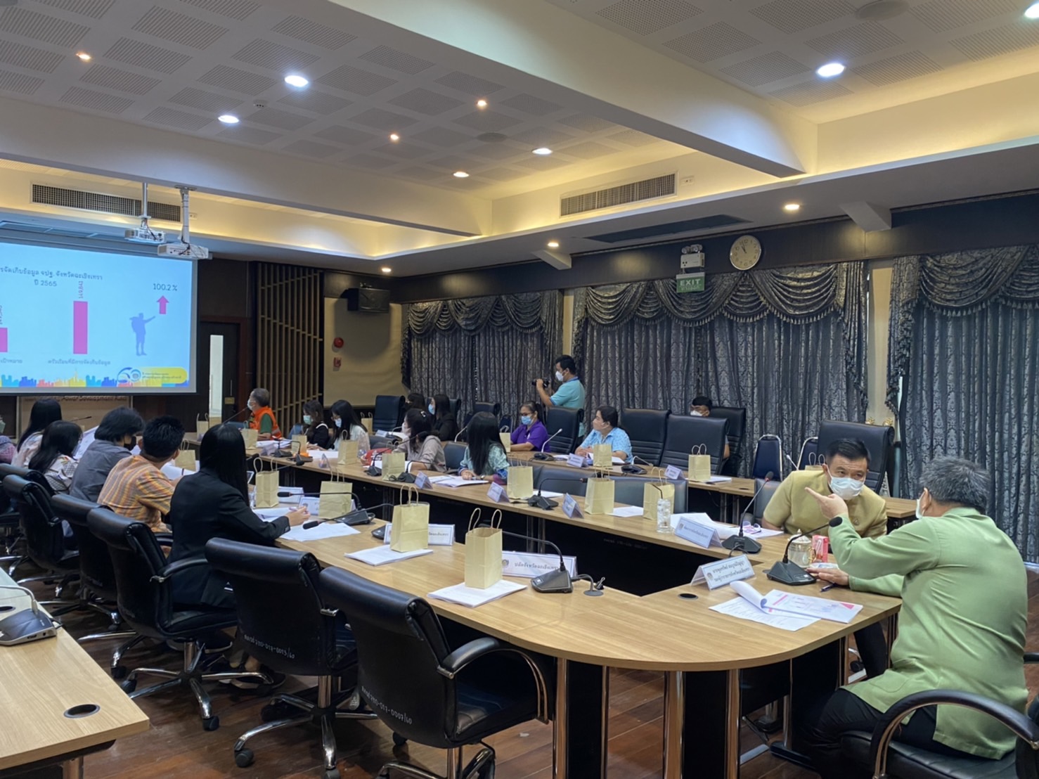 ???130 ปี กระทรวงมหาดไทย ? ฉะเชิงเทรา :แม่น้ำบางปะกงแหล่งชีวิต พระศักดิ์สิทธิ์หลวงพ่อโสธร พระยาศรีสุนทรปราชญ์ภาษาไทย เขาอ่างฤาไนป่าสมบูรณ์ ? ? ???พช.ฉะเชิงเทรา ประชุมคณะทำงานบริหารการจัดเก็บข้อมูล จปฐเพื่อนำเสนอผลการจัดเก็บและรับรองคุณภาพข้อมูล