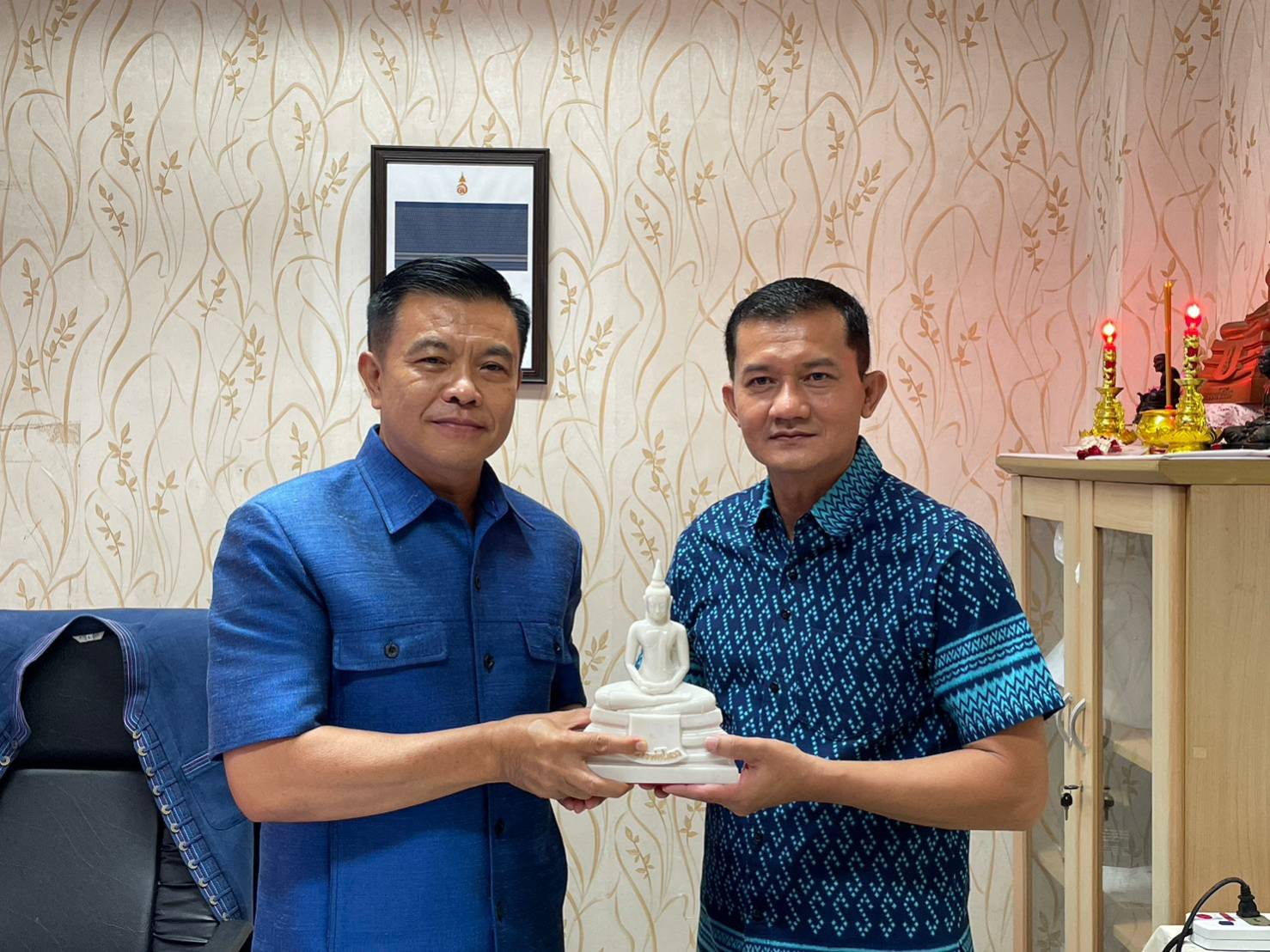 พช.ฉะเชิงเทรา ต้อนรับ ผอ.กกต.จังหวัดฉะเชิงเทรา คนใหม่