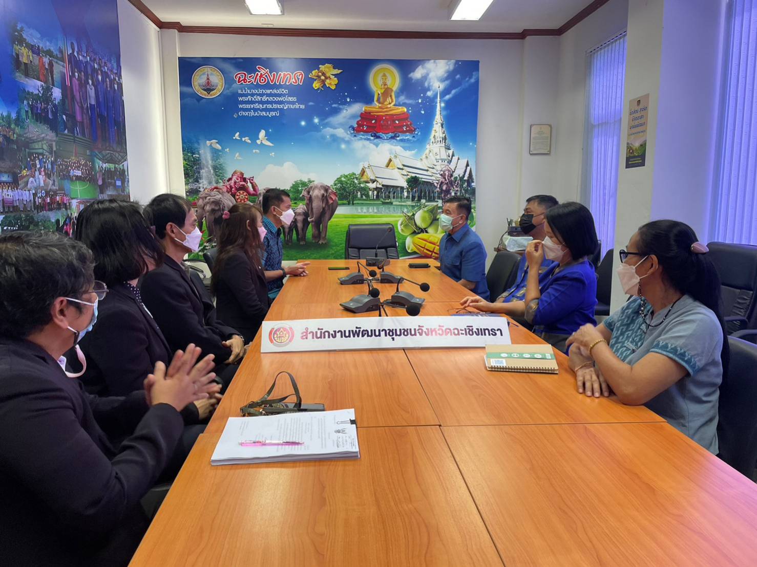 พช.ฉะเชิงเทรา ต้อนรับ ผอ.กกต.จังหวัดฉะเชิงเทรา คนใหม่