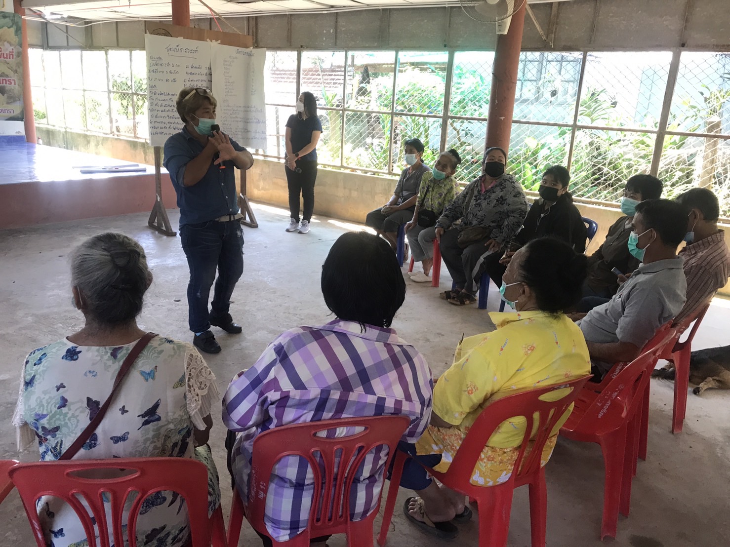 สำนักงานพัฒนาชุมชนฉะเชิงเทรา จัดโครงการส่งเสริมพัฒนาอาชีพและผลิตภัณฑ์ชุมชนในพื้นที่หมู่บ้านคนรักษ์ช้างตามหลักปรัชญาของเศรษฐกิจพอเพียง