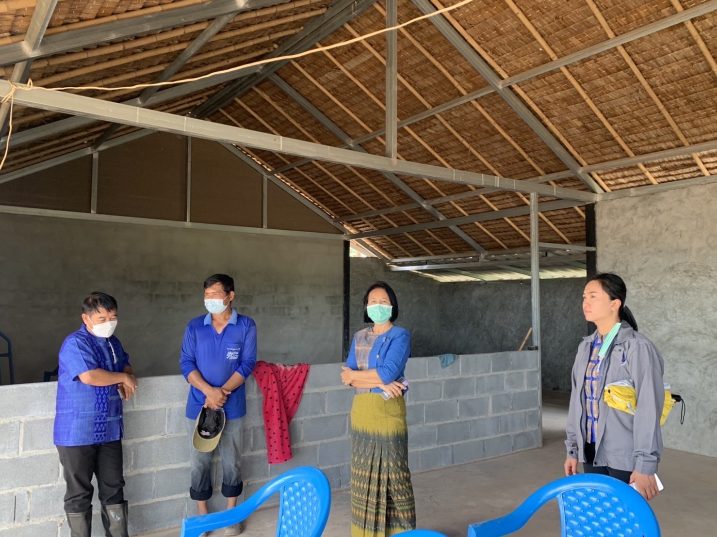 ผู้ตรวจราชการกรมการพัฒนาชุมชนลงพื้นที่ติดตามการบริหารการใช้ครุภัณฑ์ในพื้นที่ CLM จังหวัดฉะเชิงเทรา