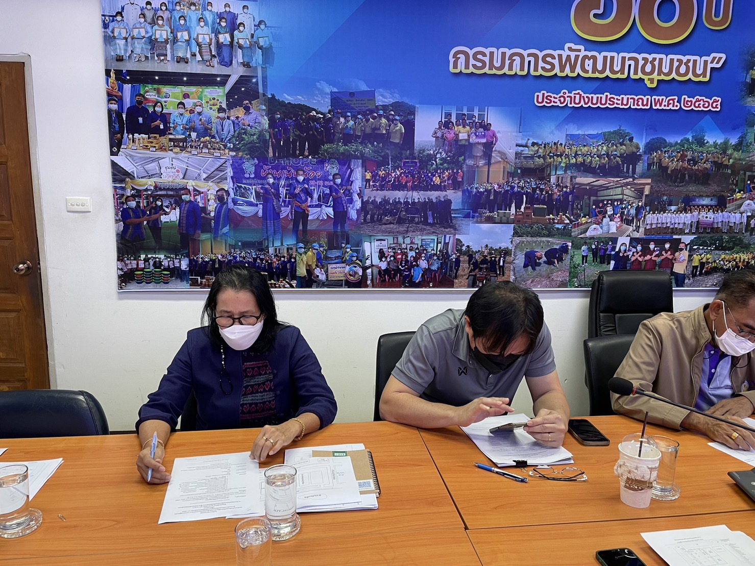 พช.ฉะเชิงเทรา จัดประชุมคณะทำงานฝ่ายจัดแผนผังสถานที่ออกร้านแสดงนิทรรศการของส่วนราชการ หน่วยงานรัฐวิสาหกิจ ในงานนมัสการหลวงพ่อโสธรและงานประจำปีจังหวัดฉะเชิงเทรา พ.ศ.2565