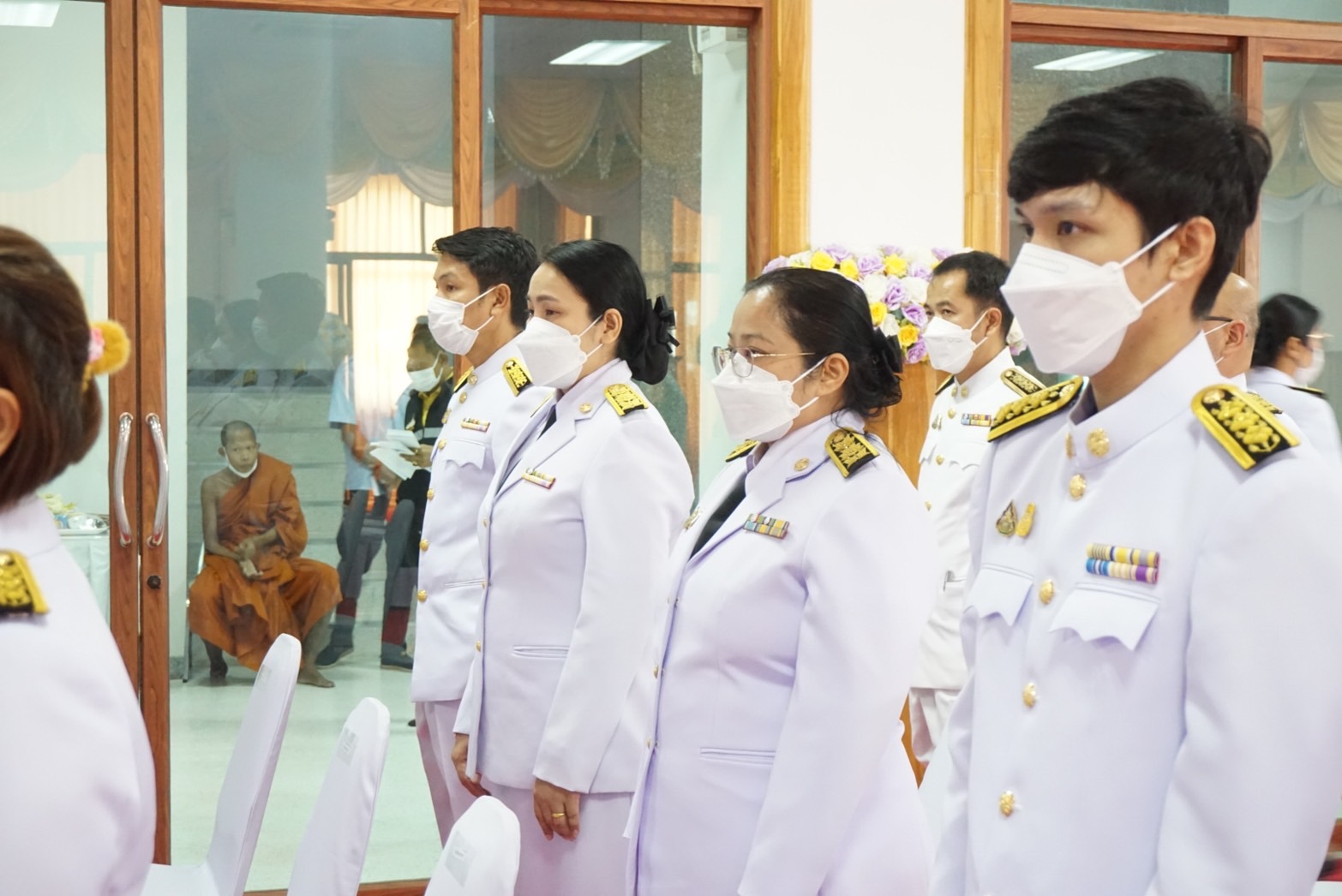 พช.ฉะเชิงเทรา ร่วมงานพิธีทอดผ้าป่าสนับสนุนโครงการทุนเล่าเรียนหลวงสำหรับพระสงฆ์ไทย ประจำปี 2565