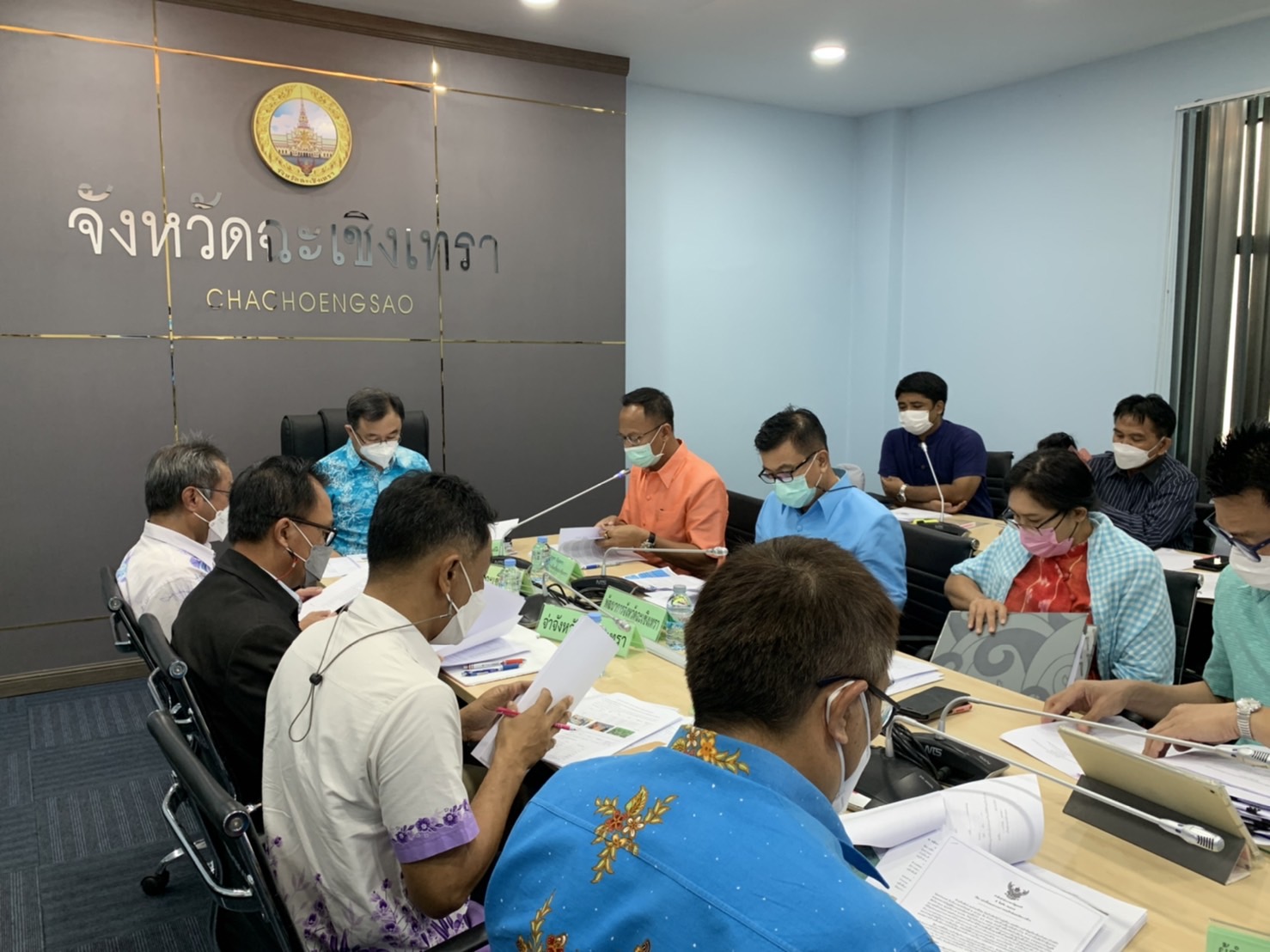 ?️??‍?พช.ฉะเชิงเทรา ประชุมหารือการดำเนินงานโครงการพัชรสุธาคชานุรักษ์ จังหวัดฉะเชิงเทรา