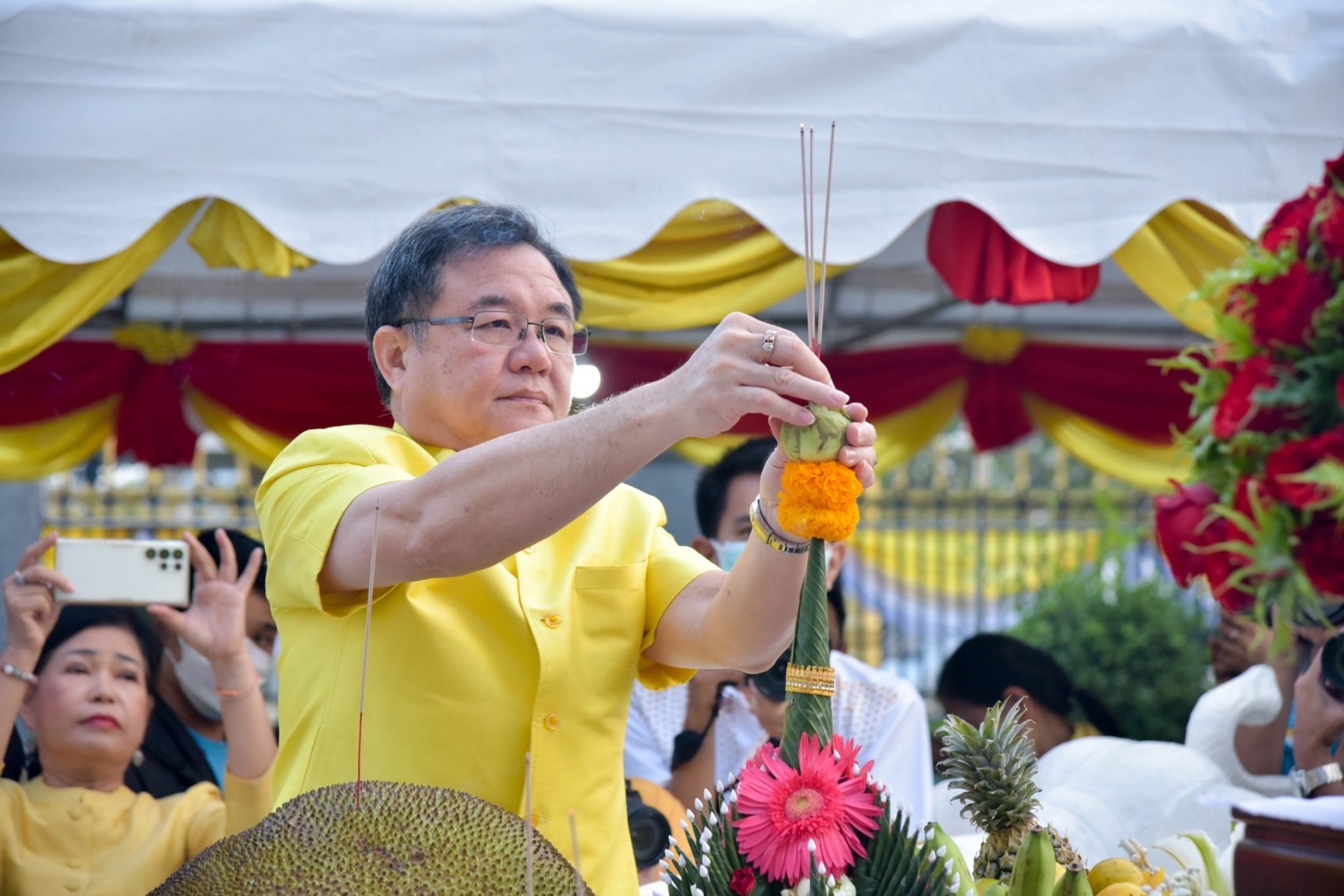 ?️??‍?พช.ฉะเชิงเทราร่วมพิธีบวงสรวงและพิธีเปิดงานนมัสการหลวงพ่อโสธร และงานประจำปีจังหวัดฉะเชิงเทรา ประจำปี 2565