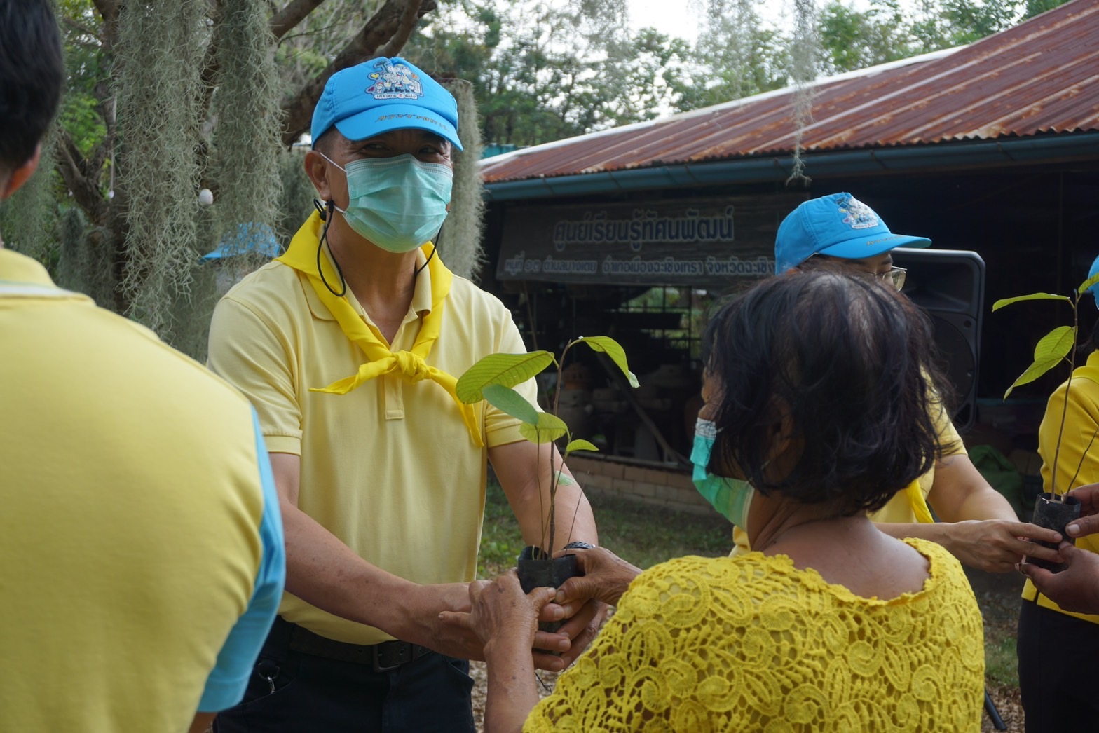 ?️??‍?พช.ฉะเชิงเทรา สนับสนุน ติดตามการดำเนินงานศูนย์ผู้นำจิตอาสาพัฒนาชุมชน