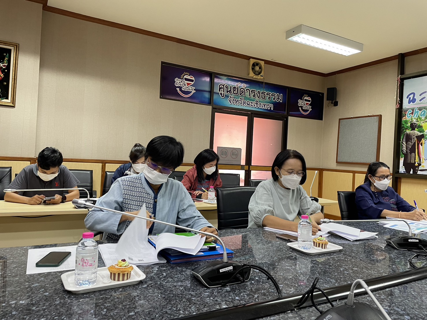 ?️??‍?พช.ฉะเชิงเทราประชุมผู้อำนวยการกลุ่มงาน นักวิชาการพัฒนาชุมชน และเจ้าหน้าที่พัฒนาชุมชนจังหวัดฉะเชิงเทรา ครั้งที่ 11/2565