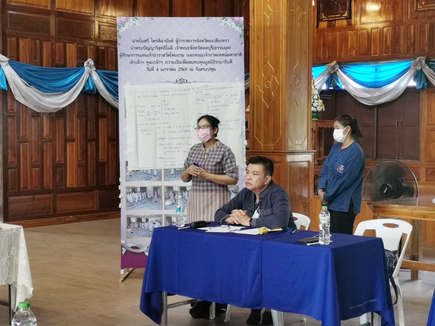 ?️??‍?หัวหน้าผู้ตรวจราชการกรมการพัฒนาชุมชน ร่วมกับพช.ฉะเชิงเทราประชุมเตรียมความพร้อมการจัดกิจกรรม วันดินโลก (World Soil Day) บำรุงป่า รักษาผืนดิน  เทิดพระเกียรติ องค์ภูมิพลฯ