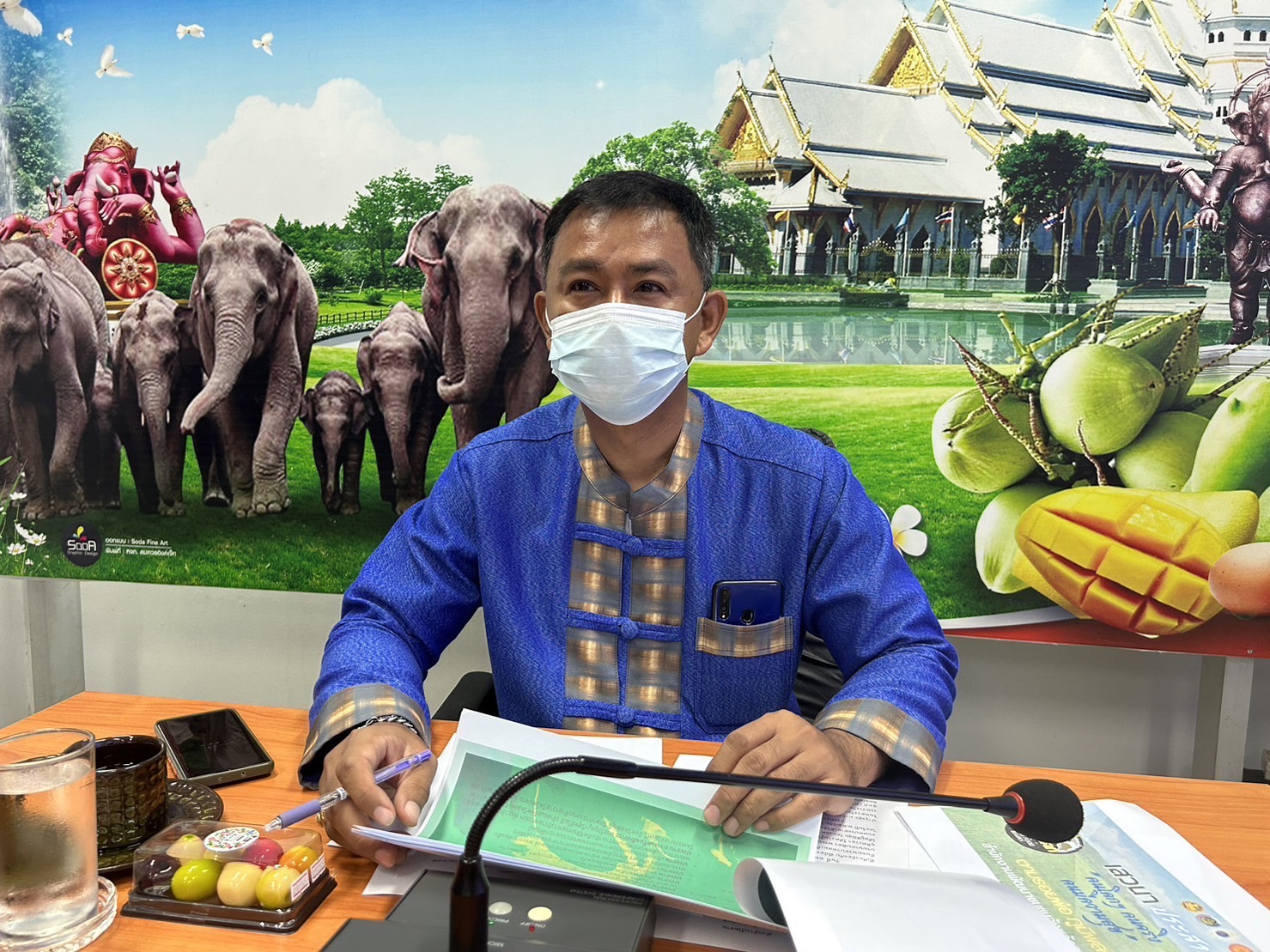 ?️??‍?ผู้ตรวจราชการกรมการพัฒนาชุมชน และพช.ฉะเชิงเทราร่วมประชุมเตรียมความพร้อมการจัดกิจกรรม วันดินโลก (World Soil Day) บำรุงป่า รักษาผืนดิน  เทิดพระเกียรติ องค์ภูมิพลฯ