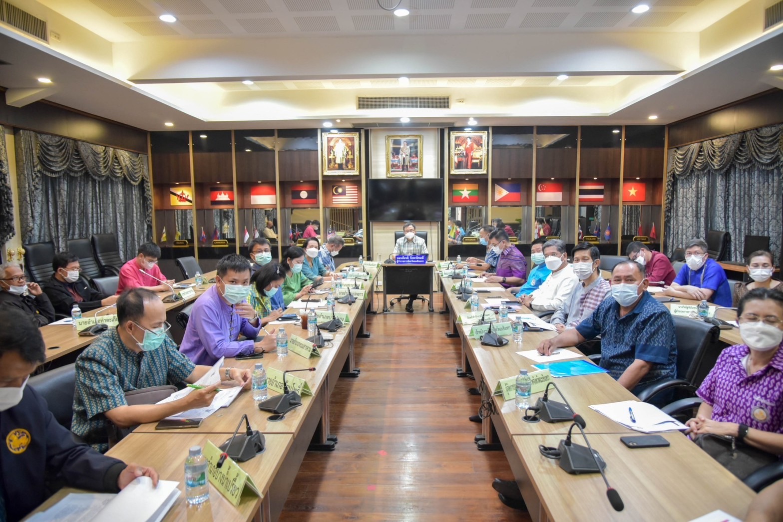 ?️??‍? พช.ฉะเชิงเทราร่วมประชุมขับเคลื่อนและติดตามนโยบายของรัฐบาล และภารกิจสำคัญของสำนักงานปลัดกระทรวงมหาดไทย และหน่วยงานในสังกัดกระทรวงมหาดไทย