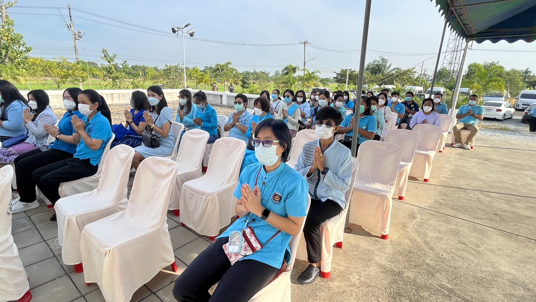 ???พช.ฉะเชิงเทรา ร่วมฟังเทศน์บทพระธรรมเทศนาเฉลิมพระธรรมบารมีใน “ อุภินนมัตถจรกถา” เฉลิมพระธรรมบารมีสมเด็จพระนางเจ้าสิริกิติ์ พระบรมราชินีนาถ พระบรมราชชนนีพันปีหลวง