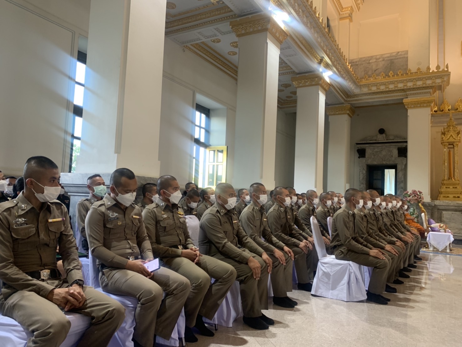 ??พช.ฉะเชิงเทราร่วมพิธีเจริญพระพุทธมนต์และเจริญจิตภาวนาถวายพระพรชัยมงคลแด่สมเด็จพระเจ้าลูกเธอ เจ้าฟ้าพัชรกิติยาภา นเรนทิราเทพยวดี กรมหลวงราชสาริณีสิริพัชร มหาวัชรราชธิดา