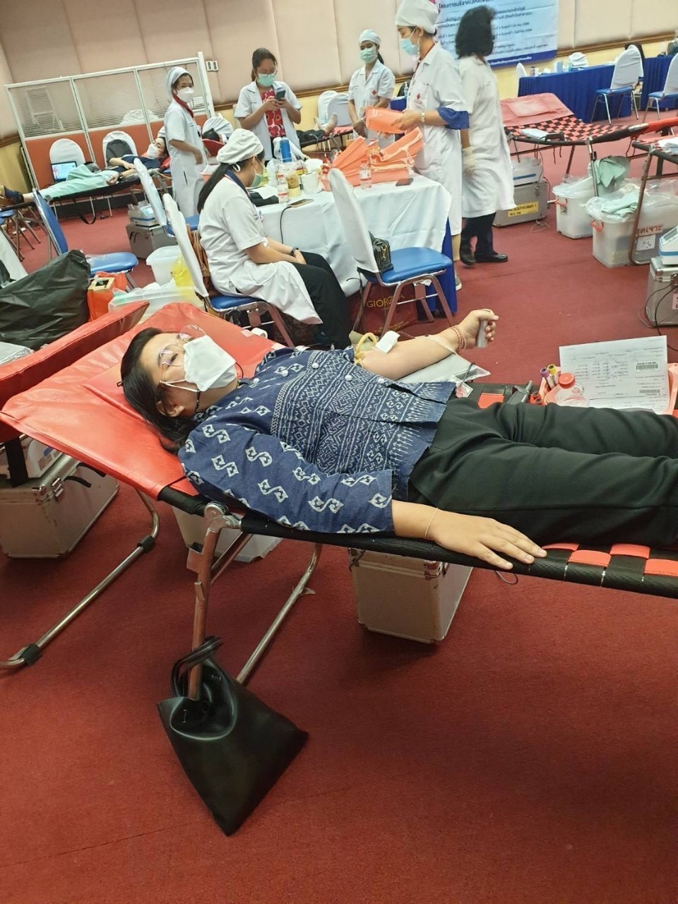 พช.ฉะเชิงเทราร่วมโครงการบริจาคโลหิตเพื่อถวายเป็นพระราชกุศล ครั้งที่ 1