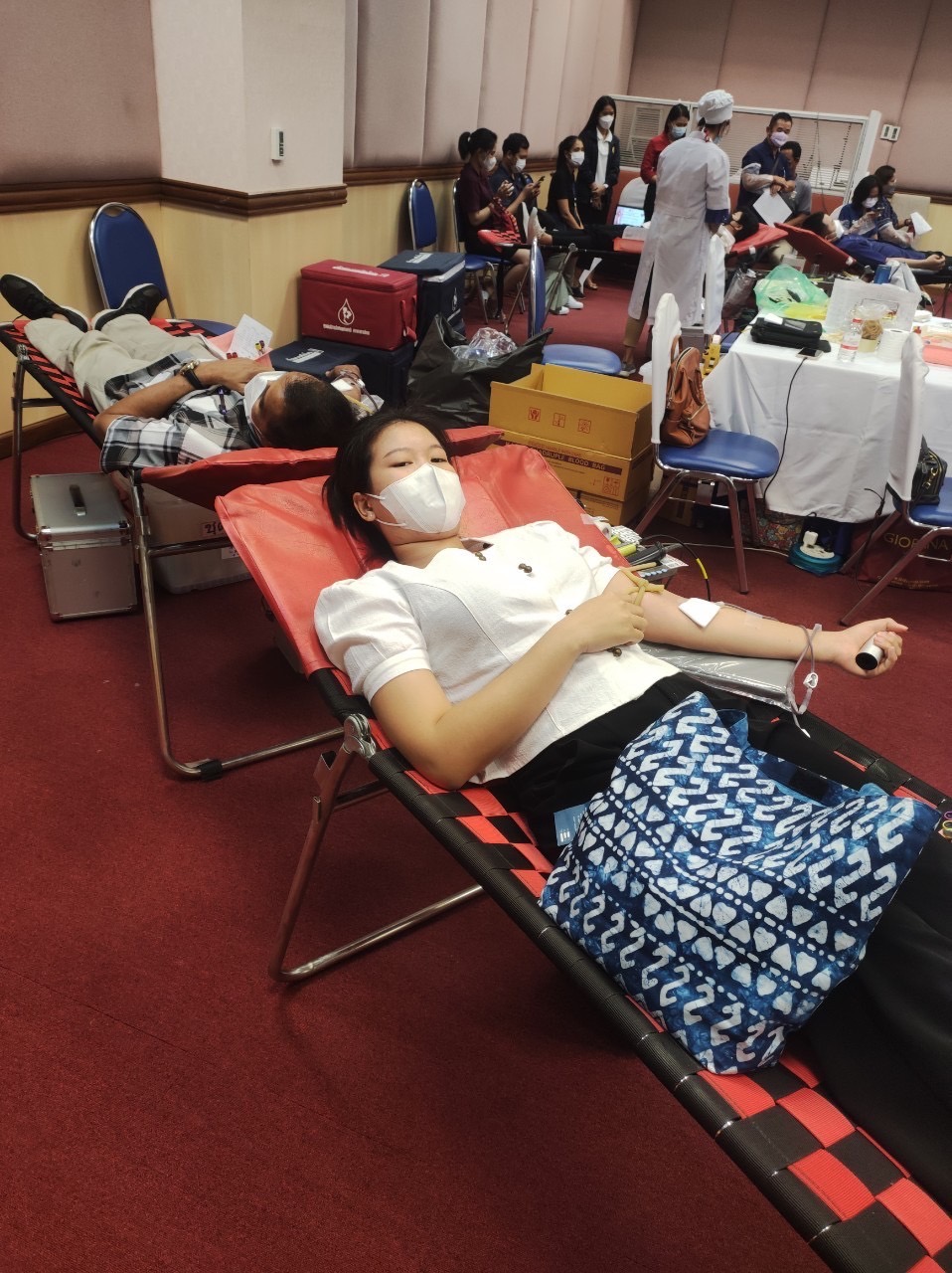 พช.ฉะเชิงเทราร่วมโครงการบริจาคโลหิตเพื่อถวายเป็นพระราชกุศล ครั้งที่ 1