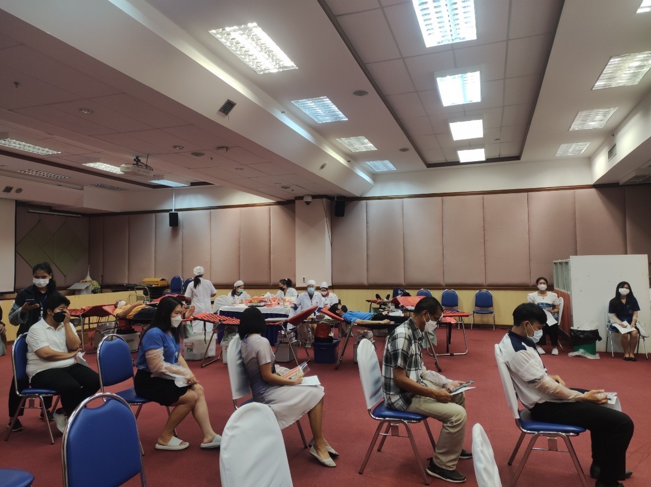 พช.ฉะเชิงเทราร่วมโครงการบริจาคโลหิตเพื่อถวายเป็นพระราชกุศล ครั้งที่ 1