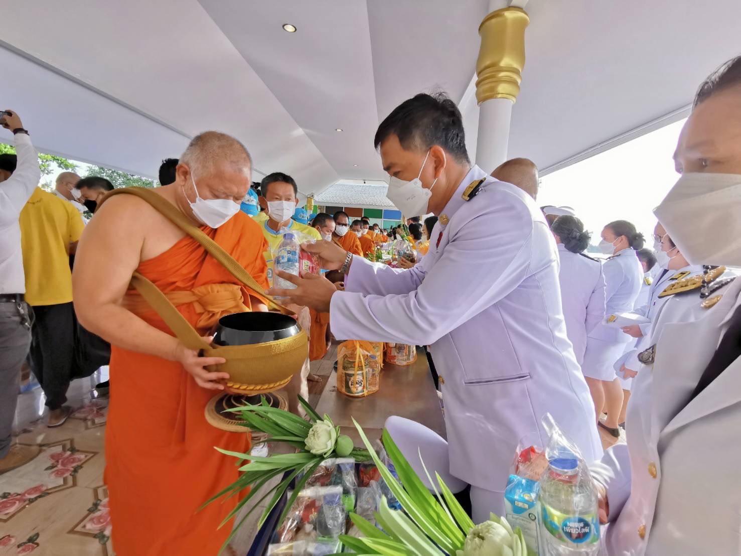 ??พช.ฉะเชิงเทรา ร่วมกิจกรรมเนื่องในวันพระราชสมภพพระบาทสมเด็จพระบรมชนกาธิเบศร มหาภูมิพลอดุลยเดชมหาราช บรมนาถบพิตร วันชาติ และวันพ่อแห่งชาติ 5 ธันวาคม 2565