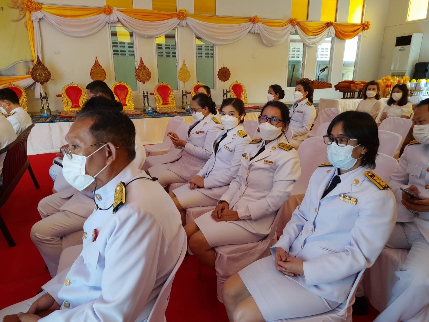 ??พช.ฉะเชิงเทรา ร่วมกิจกรรมเนื่องในวันพระราชสมภพพระบาทสมเด็จพระบรมชนกาธิเบศร มหาภูมิพลอดุลยเดชมหาราช บรมนาถบพิตร วันชาติ และวันพ่อแห่งชาติ 5 ธันวาคม 2565