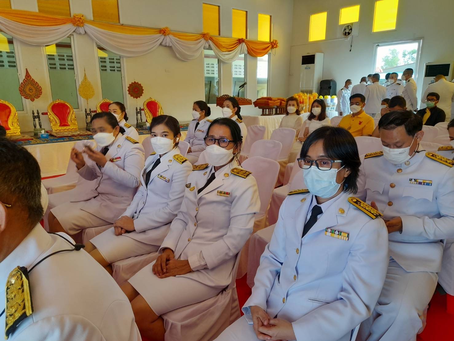 ??พช.ฉะเชิงเทรา ร่วมกิจกรรมเนื่องในวันพระราชสมภพพระบาทสมเด็จพระบรมชนกาธิเบศร มหาภูมิพลอดุลยเดชมหาราช บรมนาถบพิตร วันชาติ และวันพ่อแห่งชาติ 5 ธันวาคม 2565