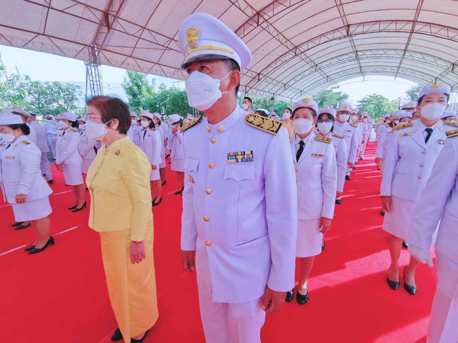 ??พช.ฉะเชิงเทรา ร่วมกิจกรรมเนื่องในวันพระราชสมภพพระบาทสมเด็จพระบรมชนกาธิเบศร มหาภูมิพลอดุลยเดชมหาราช บรมนาถบพิตร วันชาติ และวันพ่อแห่งชาติ 5 ธันวาคม 2565