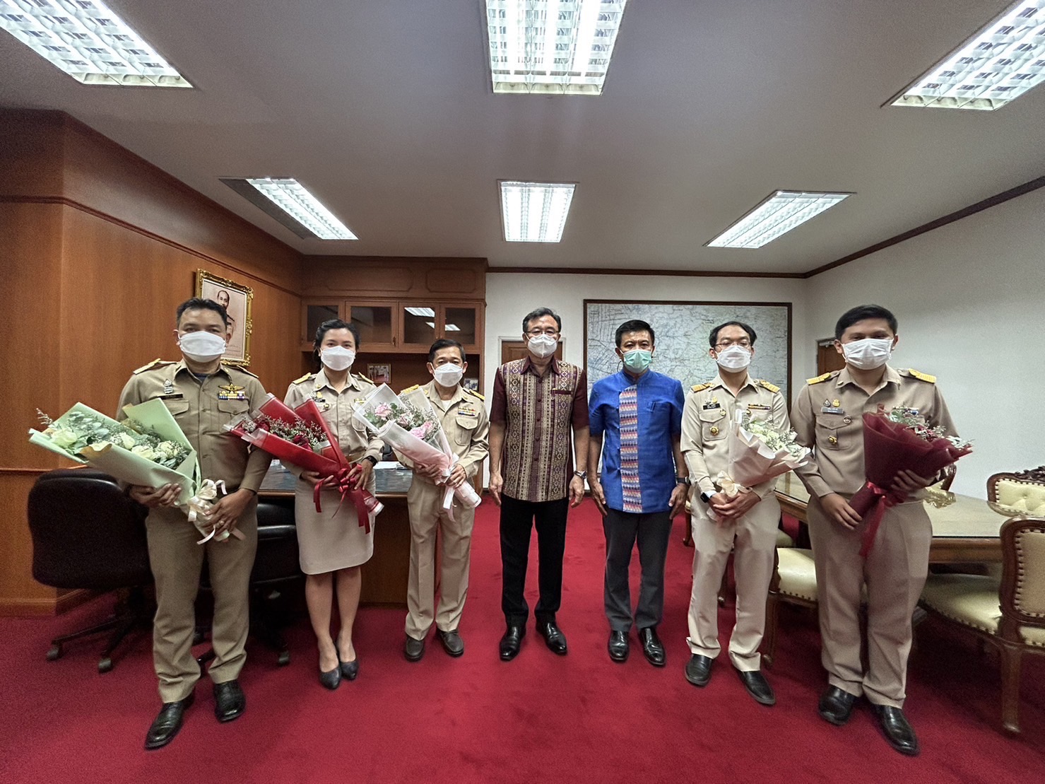 ??ผู้ว่าราชการจังหวัดฉะเชิงเทรา และรองผู้ว่าราชการจังหวัดฉะเชิงเทรา มอบนโยบายแก่ข้าราชการที่ได้รับการแต่งตั้งให้ดำรงตำแหน่งพัฒนาการอำเภอ