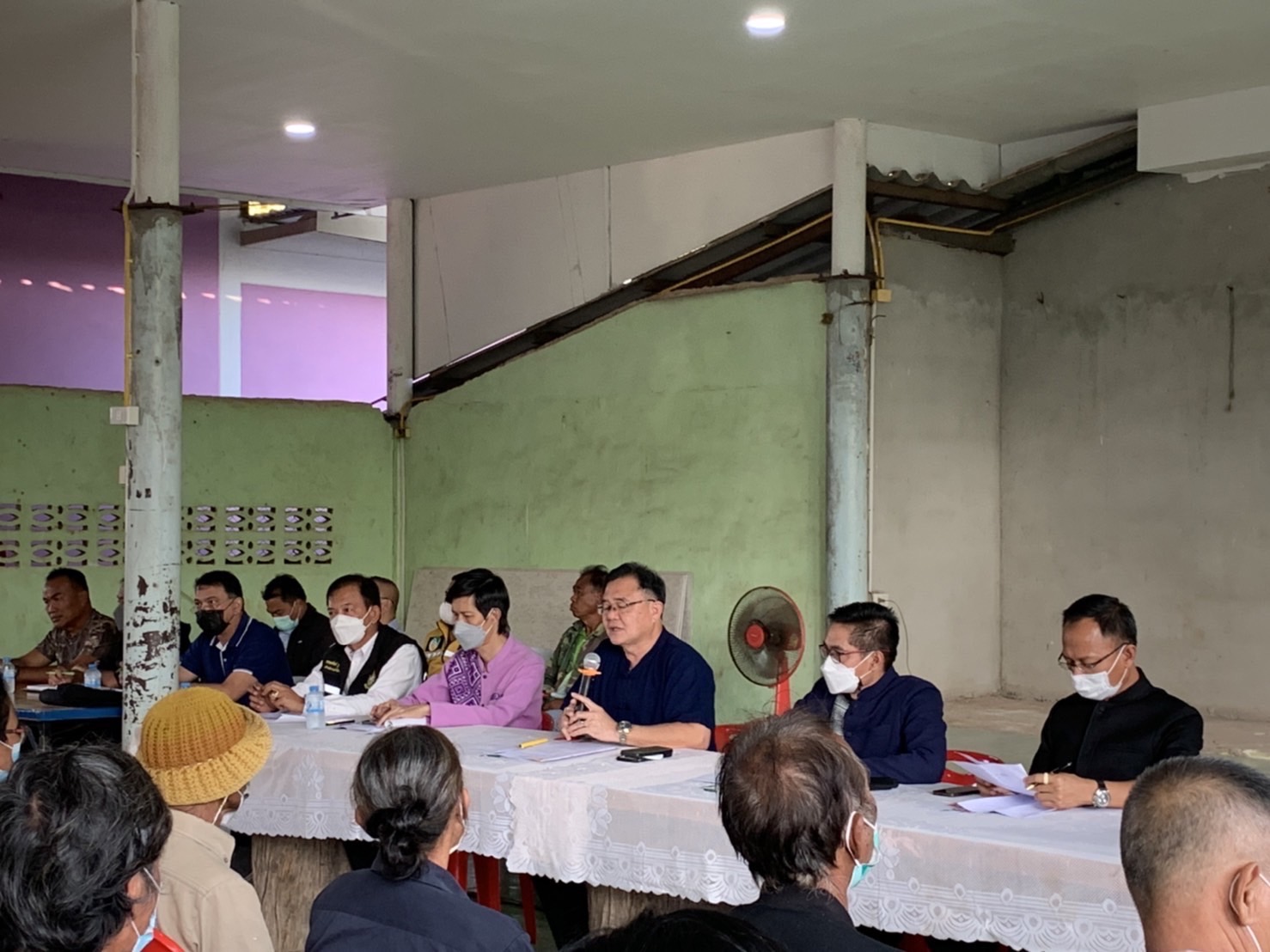 ??พช.ฉะเชิงเทราร่วมลงพื้นที่ประชุมหารือเพื่อพิจารณาแก้ไขปัญหาและเยียวยาประชาชนที่ได้รับผลกระทบจากช้างป่า