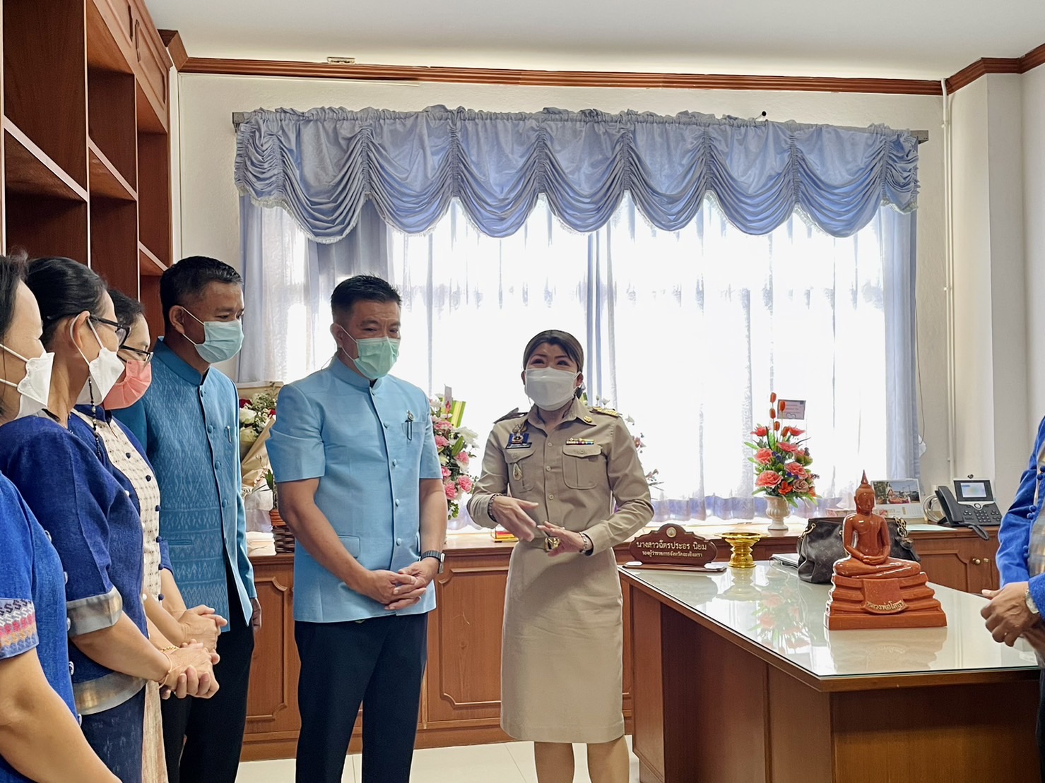??พช.ฉะเชิงเทราร่วมต้อนรับรองผู้ว่าราชการจังหวัดฉะเชิงเทราคนใหม่