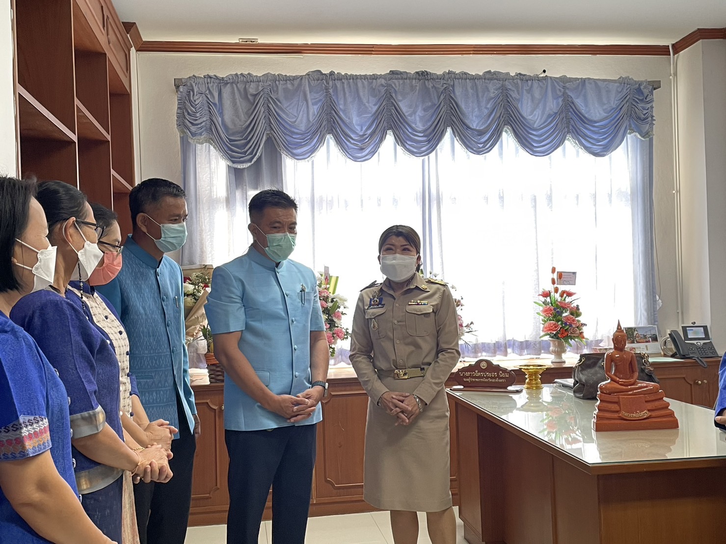 ??พช.ฉะเชิงเทราร่วมต้อนรับรองผู้ว่าราชการจังหวัดฉะเชิงเทราคนใหม่