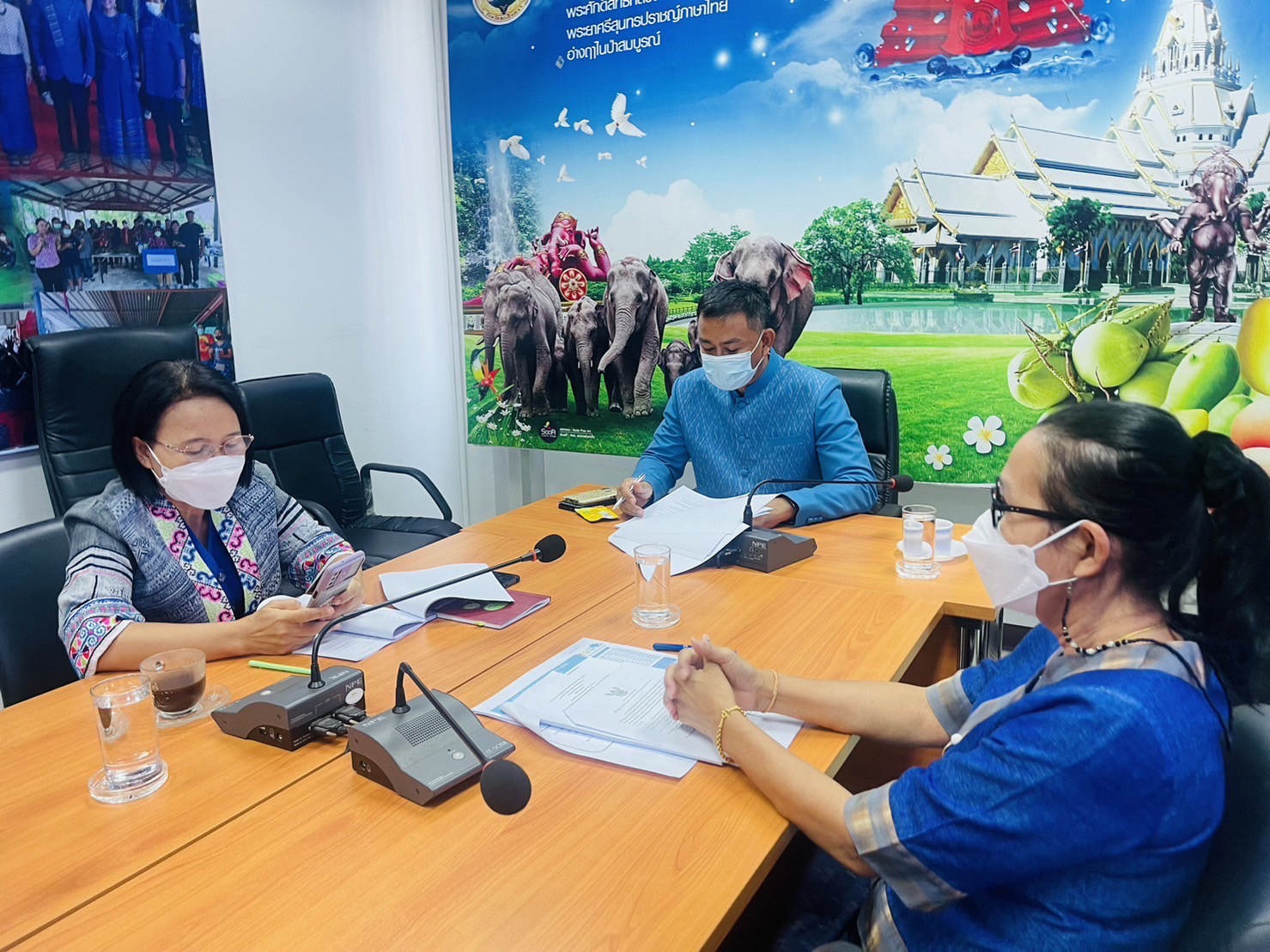 ??พช.ฉะเชิงเทราจัดประชุมผู้อำนวยการกลุ่มงาน/นักวิชาการพัฒนาชุมชน และเจ้าหน้าที่พัฒนาชุมชน จังหวัดฉะเชิงเทรา ประจำเดือน ธันวาคม 2565