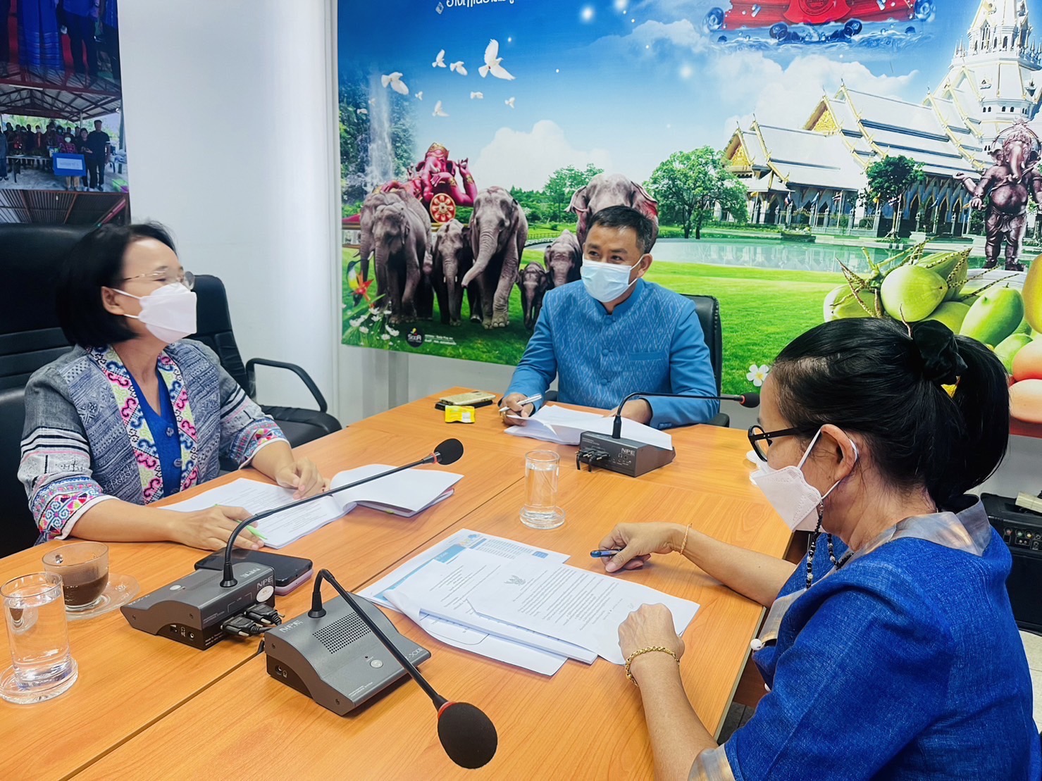 ??พช.ฉะเชิงเทราจัดประชุมผู้อำนวยการกลุ่มงาน/นักวิชาการพัฒนาชุมชน และเจ้าหน้าที่พัฒนาชุมชน จังหวัดฉะเชิงเทรา ประจำเดือน ธันวาคม 2565