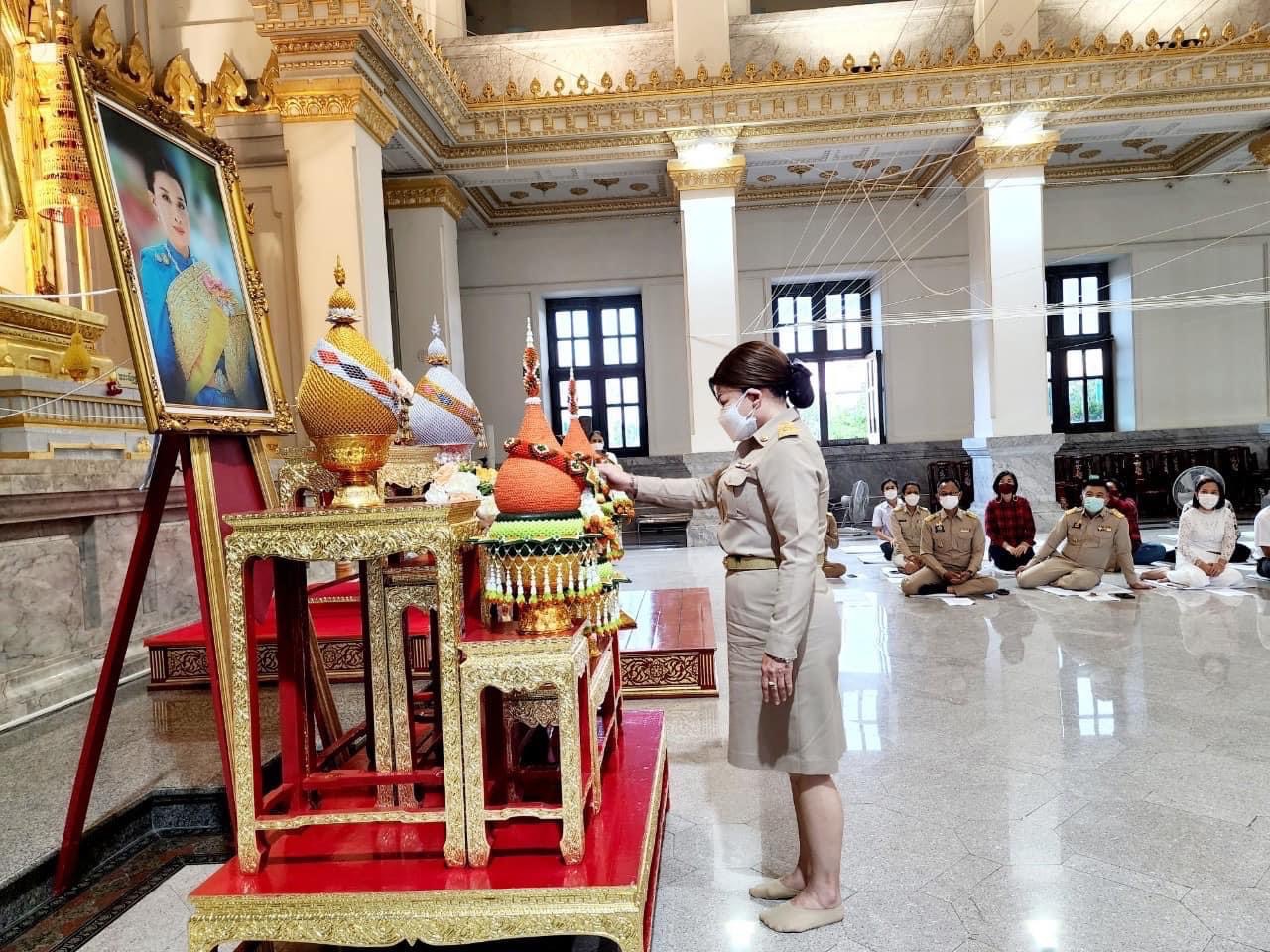 ??พช.ฉะเชิงเทราร่วมพิธีพระพุทธมนต์และเจริญจิตภาวนาถวายพระพรชัยมงคลแด่สมเด็จพระเจ้าลูกเธอ เจ้าฟ้าพัชรกิติยาภา นเรนทิราเทพยวดี กรมหลวงราชสาริณีสิริพัชร มหาวัชรราชธิดา