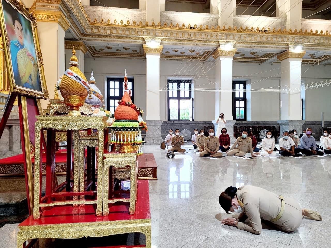 ??พช.ฉะเชิงเทราร่วมพิธีพระพุทธมนต์และเจริญจิตภาวนาถวายพระพรชัยมงคลแด่สมเด็จพระเจ้าลูกเธอ เจ้าฟ้าพัชรกิติยาภา นเรนทิราเทพยวดี กรมหลวงราชสาริณีสิริพัชร มหาวัชรราชธิดา