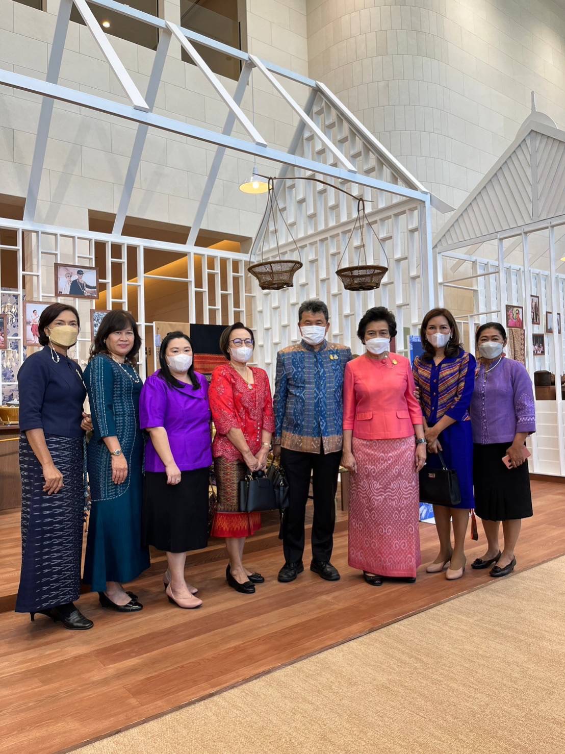 พช.และทีมสตรีแปดริ้วร่วมโครงการเทศกาลไหมไทย 2565 (Thai Silk Festival 2022)