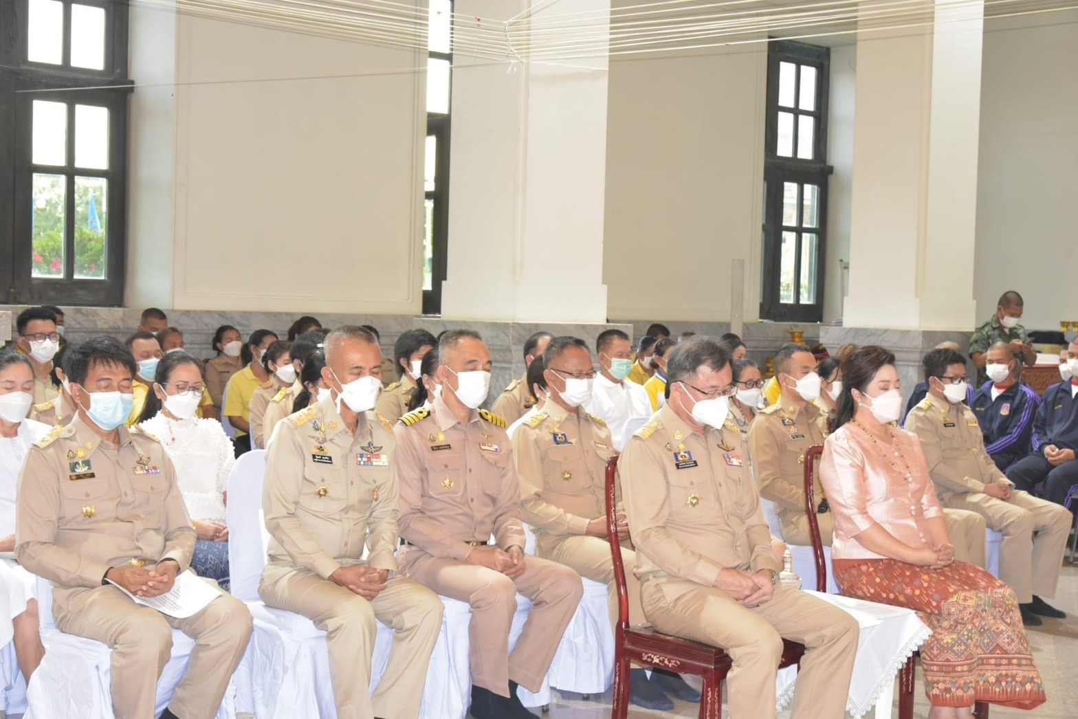 ??พช.ฉะเชิงเทราร่วมพิธีพระพุทธมนต์และเจริญจิตภาวนาถวายพระพรชัยมงคลแด่สมเด็จพระเจ้าลูกเธอ เจ้าฟ้าพัชรกิติยาภา นเรนทิราเทพยวดี กรมหลวงราชสาริณีสิริพัชร มหาวัชรราชธิดา