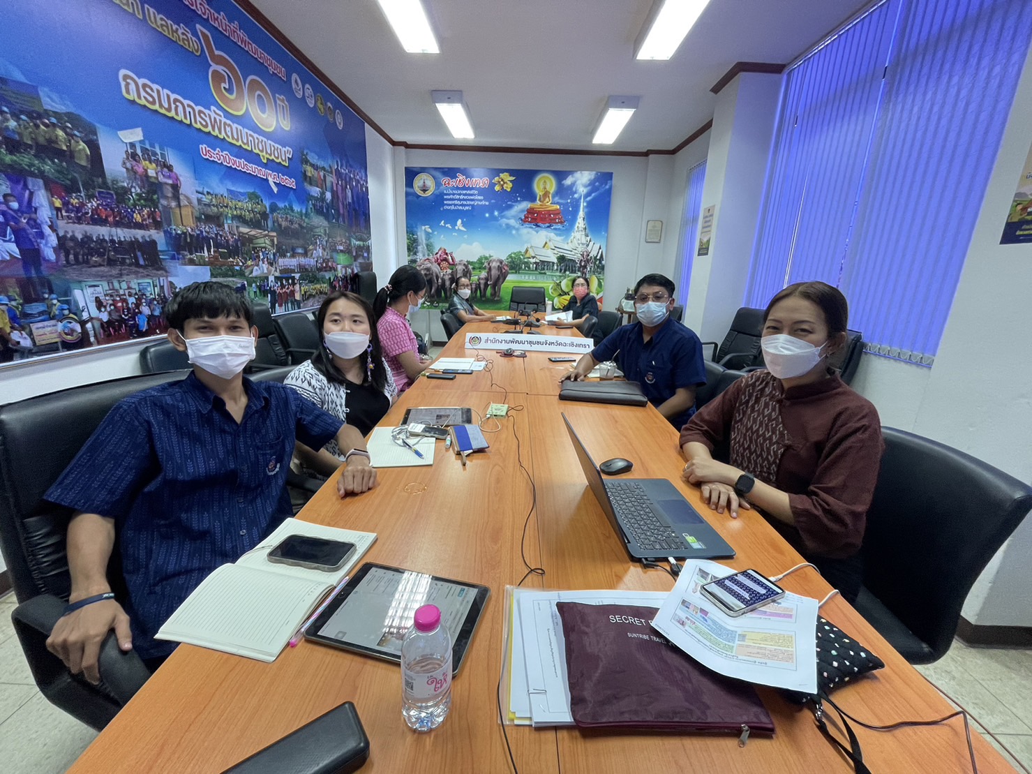 ??พช.ฉะเชิงเทราประชุมคณะกรรมการติดตามเร่งรัดการเบิกจ่ายงบประมาณรายจ่ายประจำปีงบประมาณ พ.ศ.2566