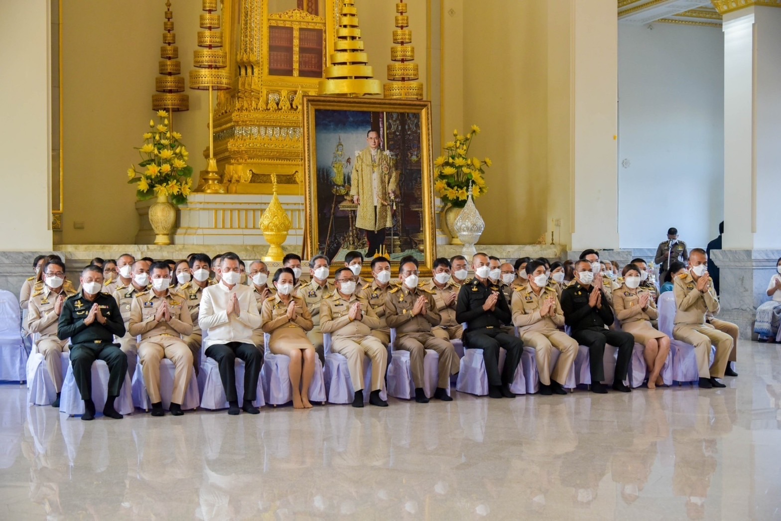 ??ปลัดมท. นำทีมผู้บริหารกระทรวงมหาดไทยร่วมกิจกรรมบำเพ็ญกุศลไถ่ชีวิตโค กระบือ เพื่อถวายพระพรแด่สมเด็จพระเจ้าลูกเธอ เจ้าฟ้าพัชรกิติยาภา นเรนทิราเทพยวดี กรมหลวงราชสาริณีสิริพัชร มหาวัชรราชธิดา