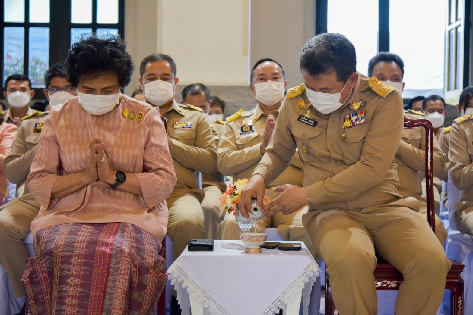 ??ปลัดมท. นำทีมผู้บริหารกระทรวงมหาดไทยร่วมกิจกรรมบำเพ็ญกุศลไถ่ชีวิตโค กระบือ เพื่อถวายพระพรแด่สมเด็จพระเจ้าลูกเธอ เจ้าฟ้าพัชรกิติยาภา นเรนทิราเทพยวดี กรมหลวงราชสาริณีสิริพัชร มหาวัชรราชธิดา