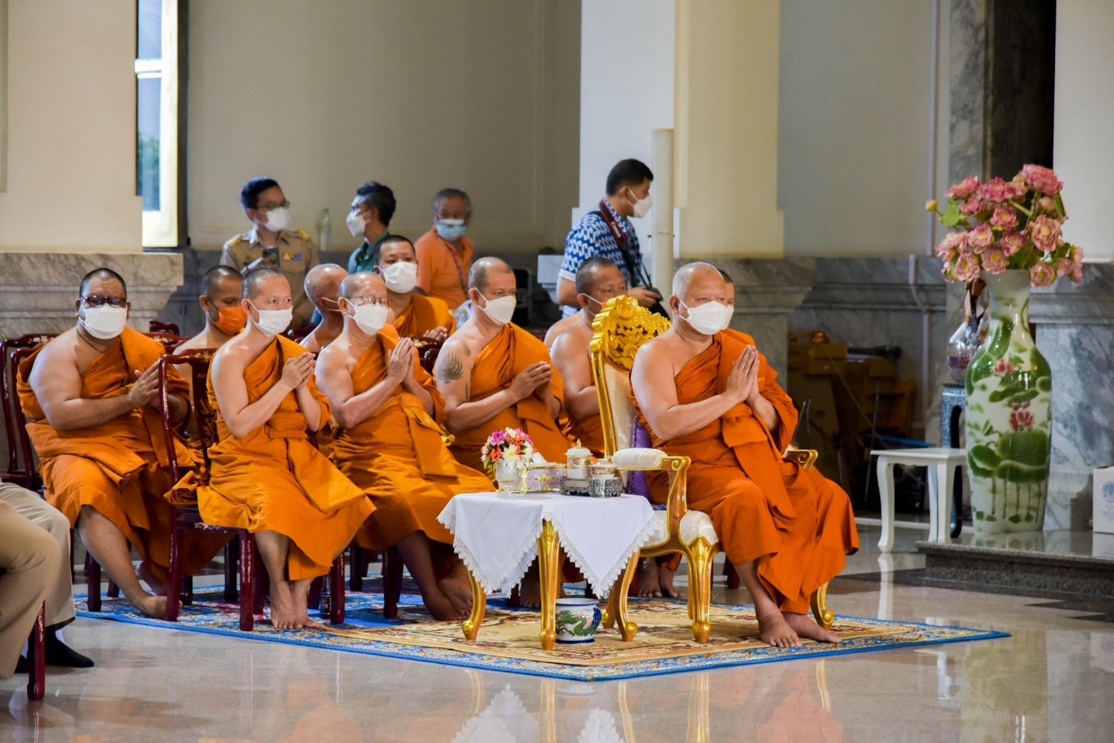??ปลัดมท. นำทีมผู้บริหารกระทรวงมหาดไทยร่วมกิจกรรมบำเพ็ญกุศลไถ่ชีวิตโค กระบือ เพื่อถวายพระพรแด่สมเด็จพระเจ้าลูกเธอ เจ้าฟ้าพัชรกิติยาภา นเรนทิราเทพยวดี กรมหลวงราชสาริณีสิริพัชร มหาวัชรราชธิดา