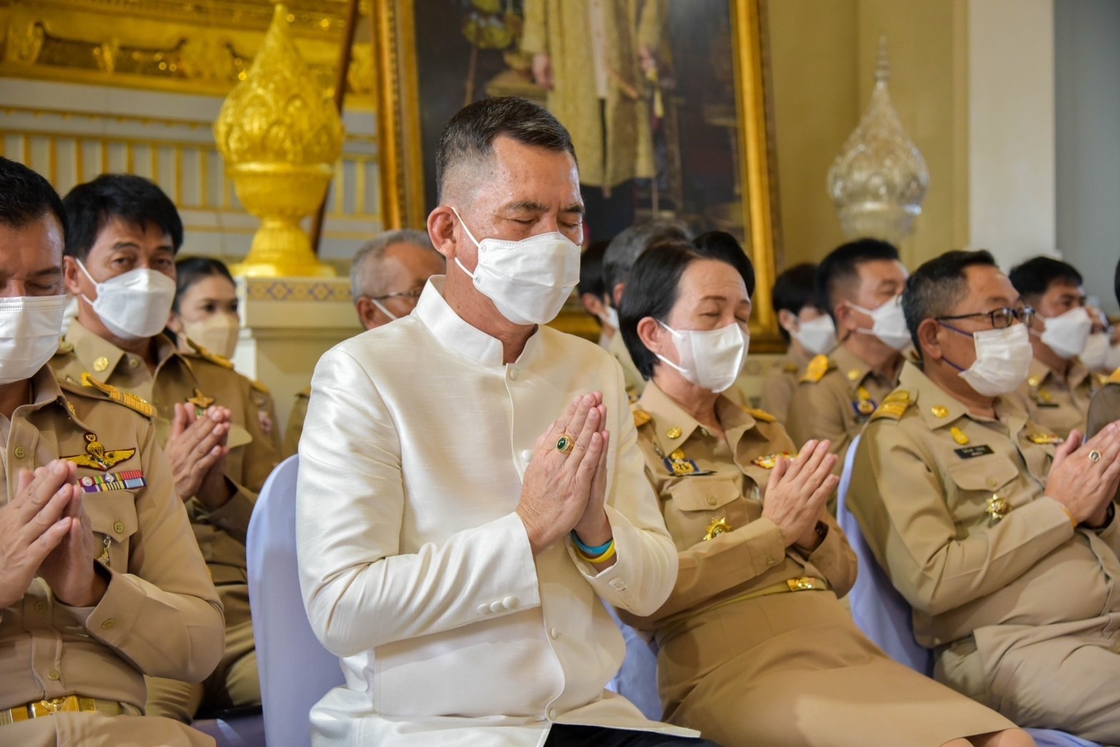 ??ปลัดมท. นำทีมผู้บริหารกระทรวงมหาดไทยร่วมกิจกรรมบำเพ็ญกุศลไถ่ชีวิตโค กระบือ เพื่อถวายพระพรแด่สมเด็จพระเจ้าลูกเธอ เจ้าฟ้าพัชรกิติยาภา นเรนทิราเทพยวดี กรมหลวงราชสาริณีสิริพัชร มหาวัชรราชธิดา