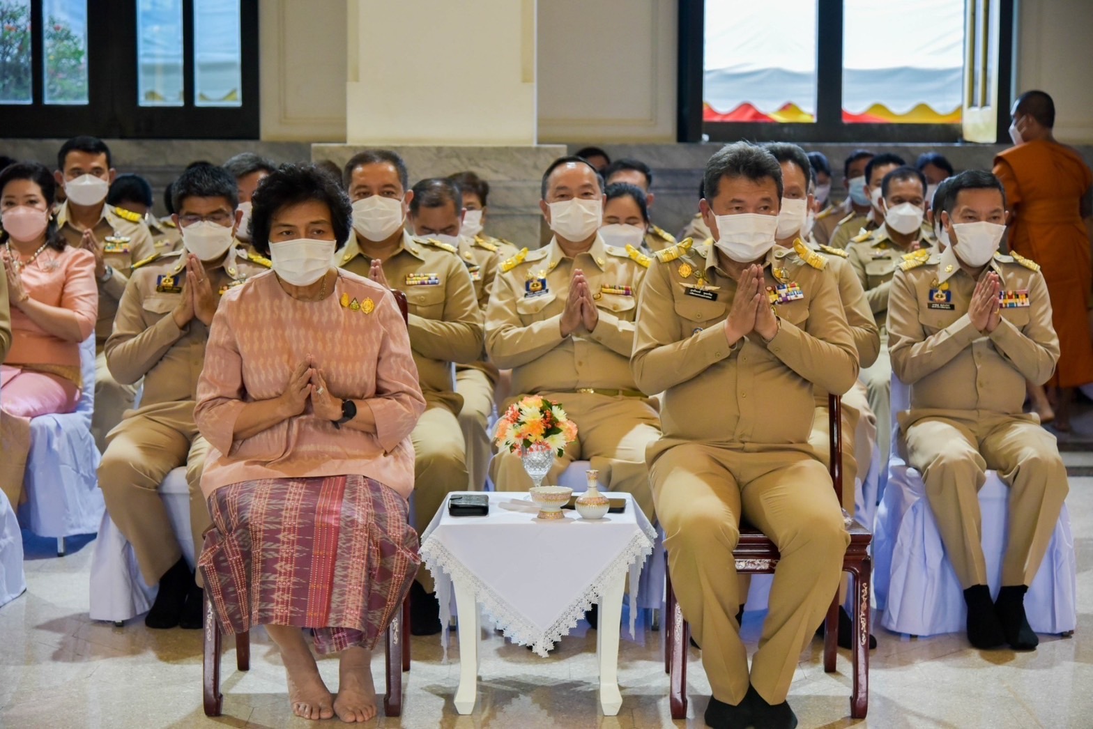 ??ปลัดมท. นำทีมผู้บริหารกระทรวงมหาดไทยร่วมกิจกรรมบำเพ็ญกุศลไถ่ชีวิตโค กระบือ เพื่อถวายพระพรแด่สมเด็จพระเจ้าลูกเธอ เจ้าฟ้าพัชรกิติยาภา นเรนทิราเทพยวดี กรมหลวงราชสาริณีสิริพัชร มหาวัชรราชธิดา