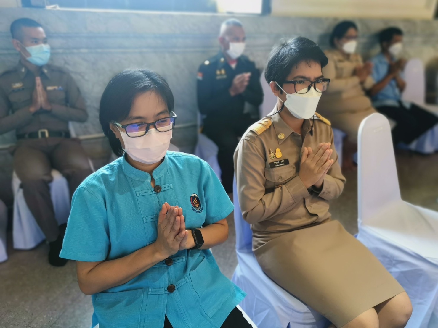 ??พช.ฉะเชิงเทราร่วมพิธีเจริญพระพุทธมนต์และเจริญจิตภาวนาถวายพระพรชัยมงคลแด่สมเด็จพระเจ้าลูกเธอ เจ้าฟ้าพัชรกิติยาภา นเรนทิราเทพยวดี กรมหลวงราชสาริณีสิริพัชร มหาวัชรราชธิดา