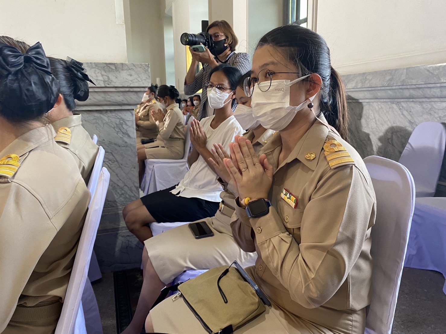 ??พช.ฉะเชิงเทราร่วมพิธีเจริญพระพุทธมนต์และเจริญจิตภาวนาถวายพระพรชัยมงคลแด่สมเด็จพระเจ้าลูกเธอ เจ้าฟ้าพัชรกิติยาภา นเรนทิราเทพยวดี กรมหลวงราชสาริณีสิริพัชร มหาวัชรราชธิดา