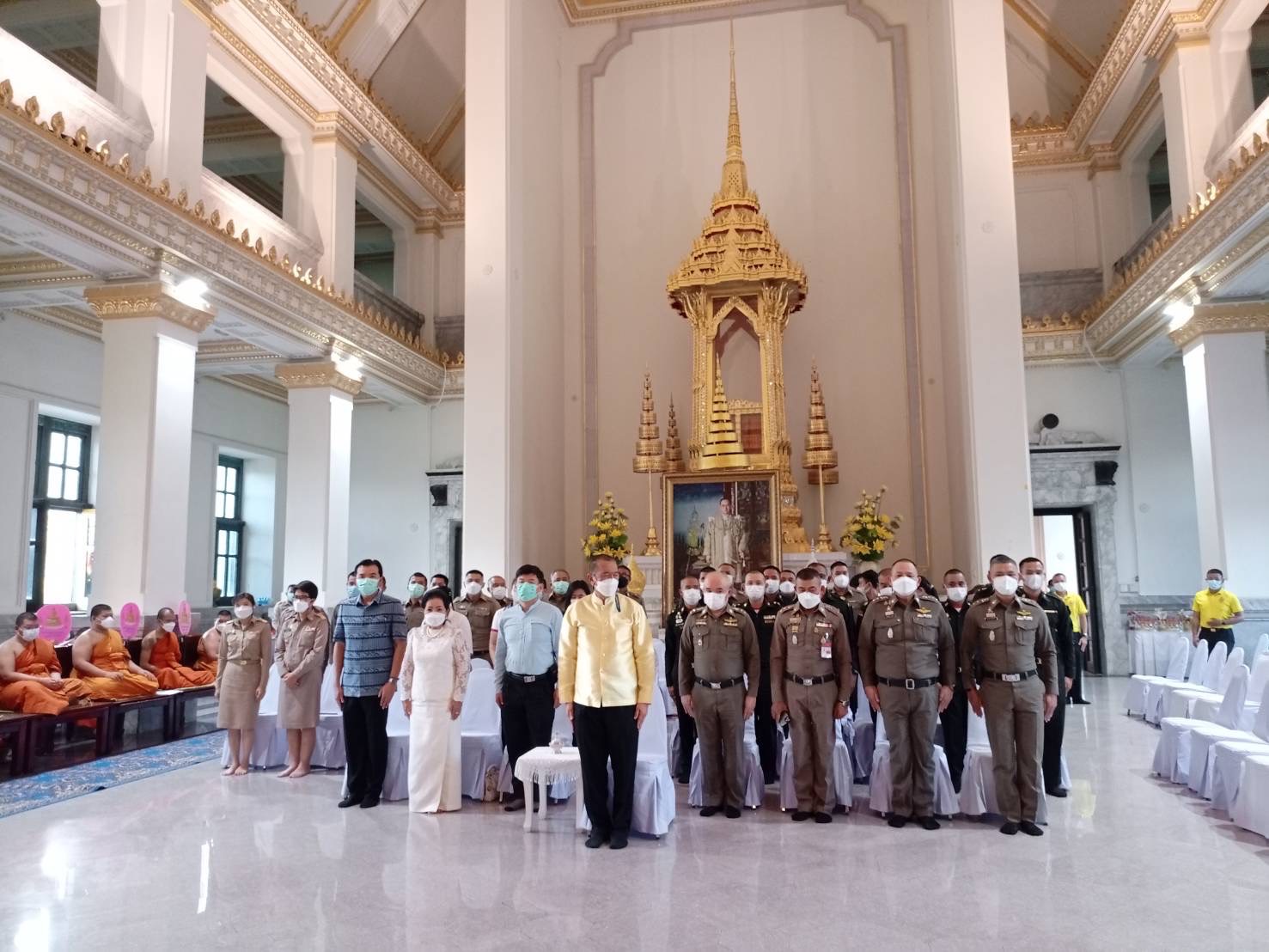 ??พช.ฉะเชิงเทราร่วมพิธีเจริญพระพุทธมนต์และเจริญจิตภาวนาถวายพระพรชัยมงคลแด่สมเด็จพระเจ้าลูกเธอ เจ้าฟ้าพัชรกิติยาภา นเรนทิราเทพยวดี กรมหลวงราชสาริณีสิริพัชร มหาวัชรราชธิดา