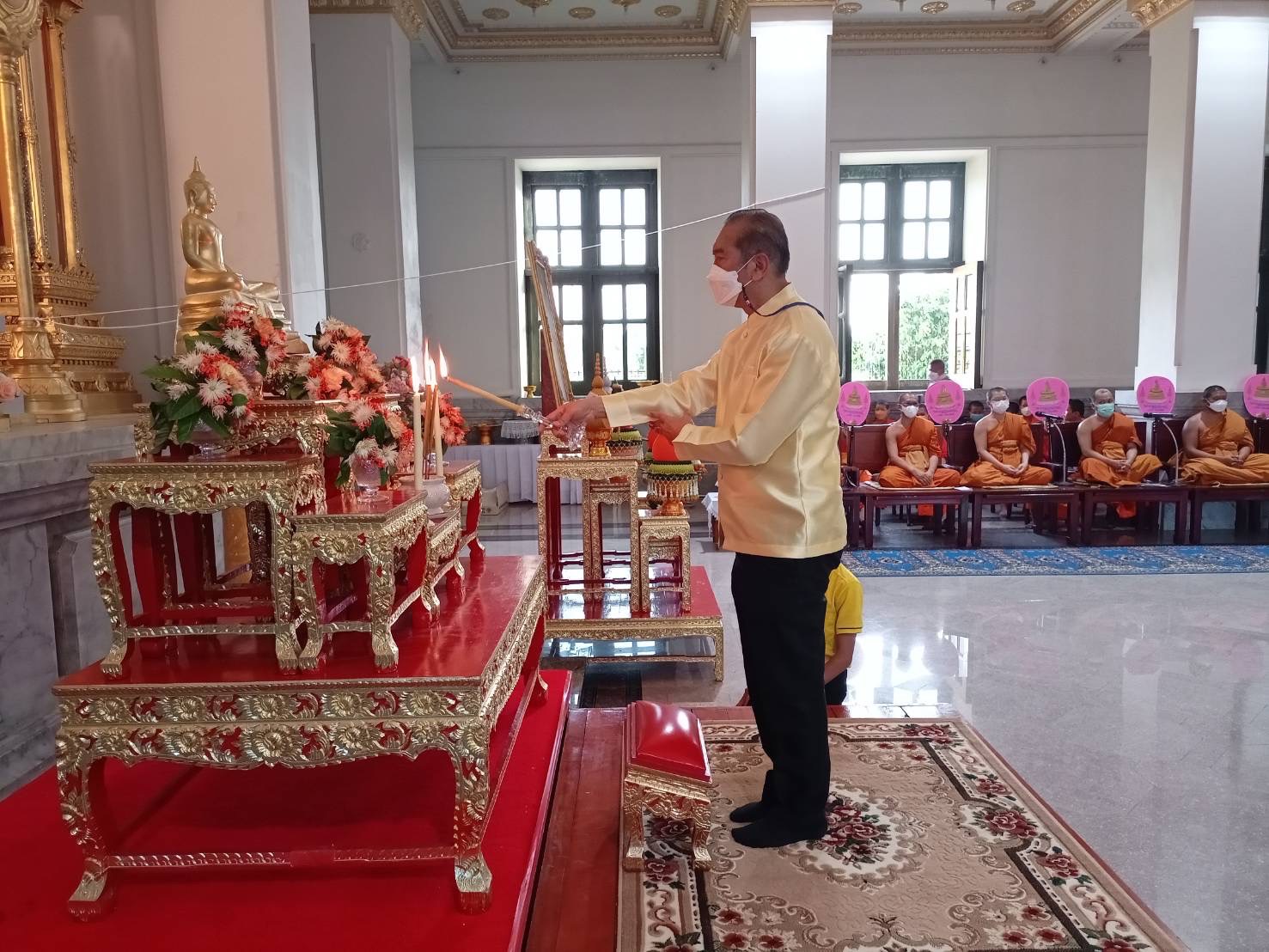 ??พช.ฉะเชิงเทราร่วมพิธีเจริญพระพุทธมนต์และเจริญจิตภาวนาถวายพระพรชัยมงคลแด่สมเด็จพระเจ้าลูกเธอ เจ้าฟ้าพัชรกิติยาภา นเรนทิราเทพยวดี กรมหลวงราชสาริณีสิริพัชร มหาวัชรราชธิดา